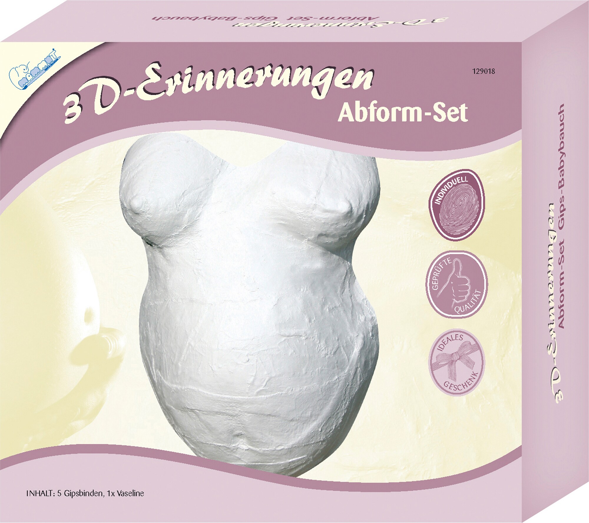 MAMMUT 3D-Erinnerungen Gips-Abdruck - Bild 1