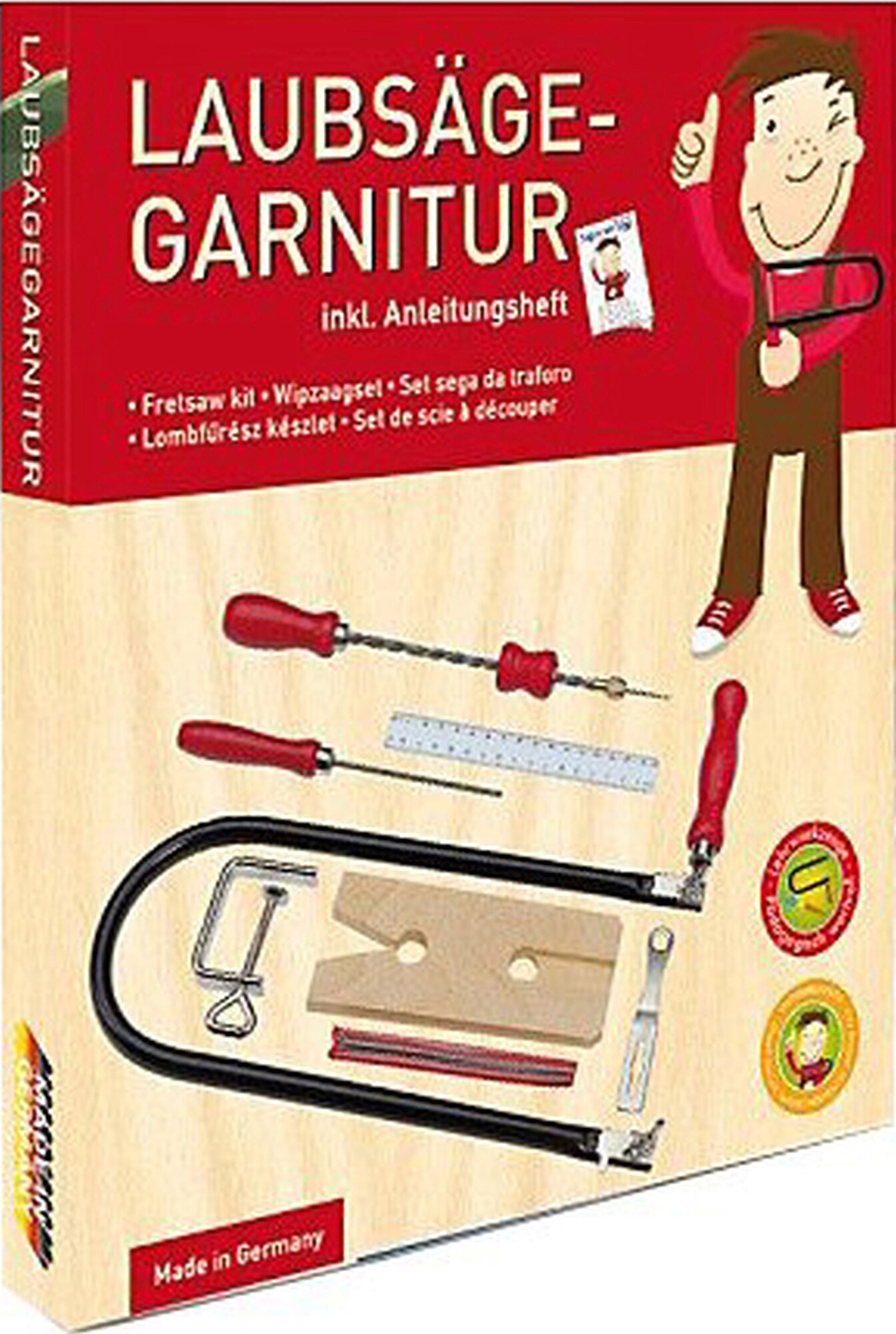 PEBARO Laubs&auml;gegarnitur VEDES im Karton - Bild 1