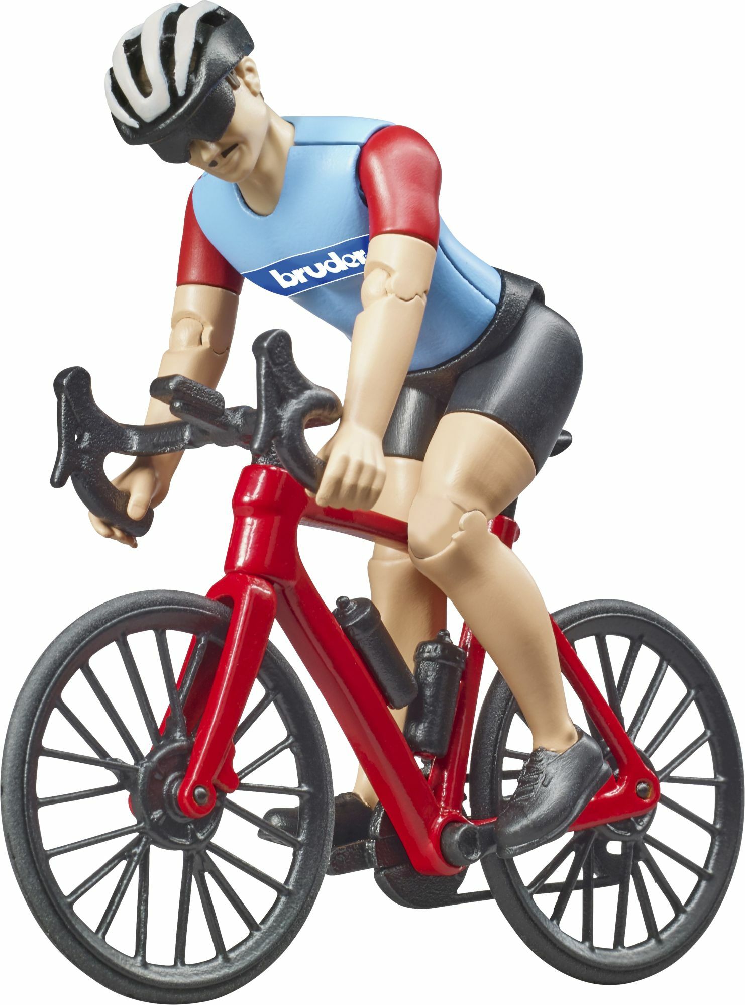 bruder 63110 bworld Rennrad mit Radfahrer - Bild 1