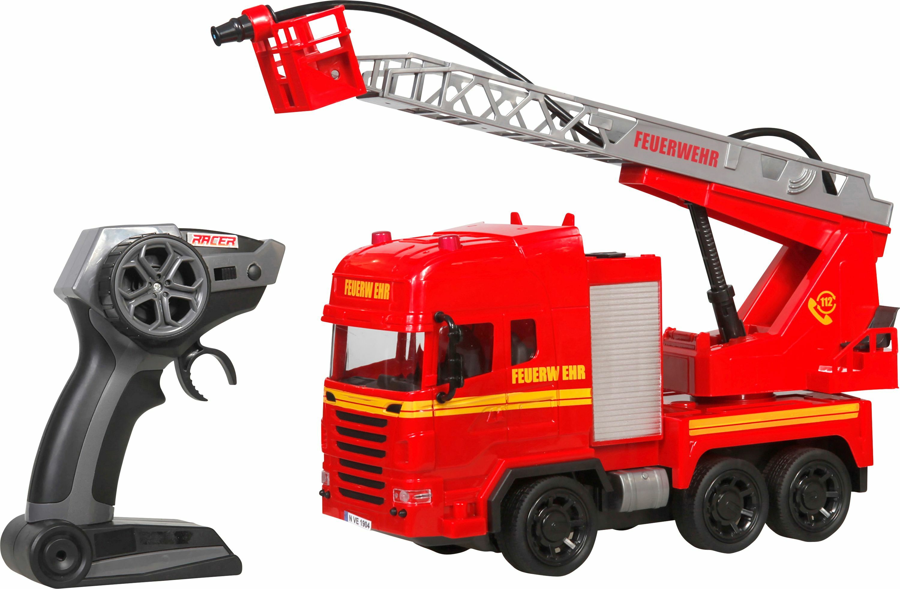 Racer R/C Feuerwehr mit Licht & Sound, 2.4GHz - Bild 1