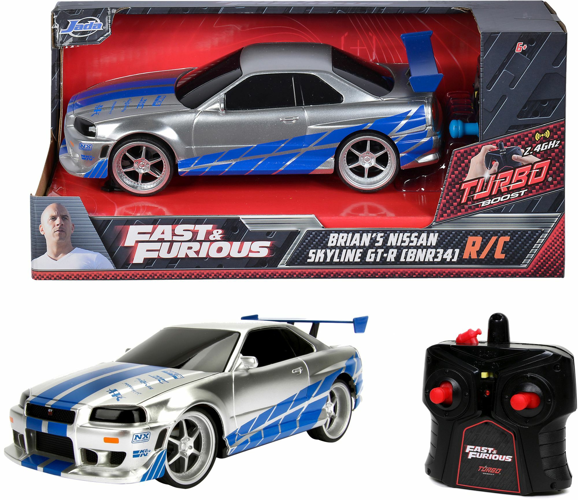 Simba Jada Fast&Furious RC Nissan Skyline GTR 1:24 - Bild 1