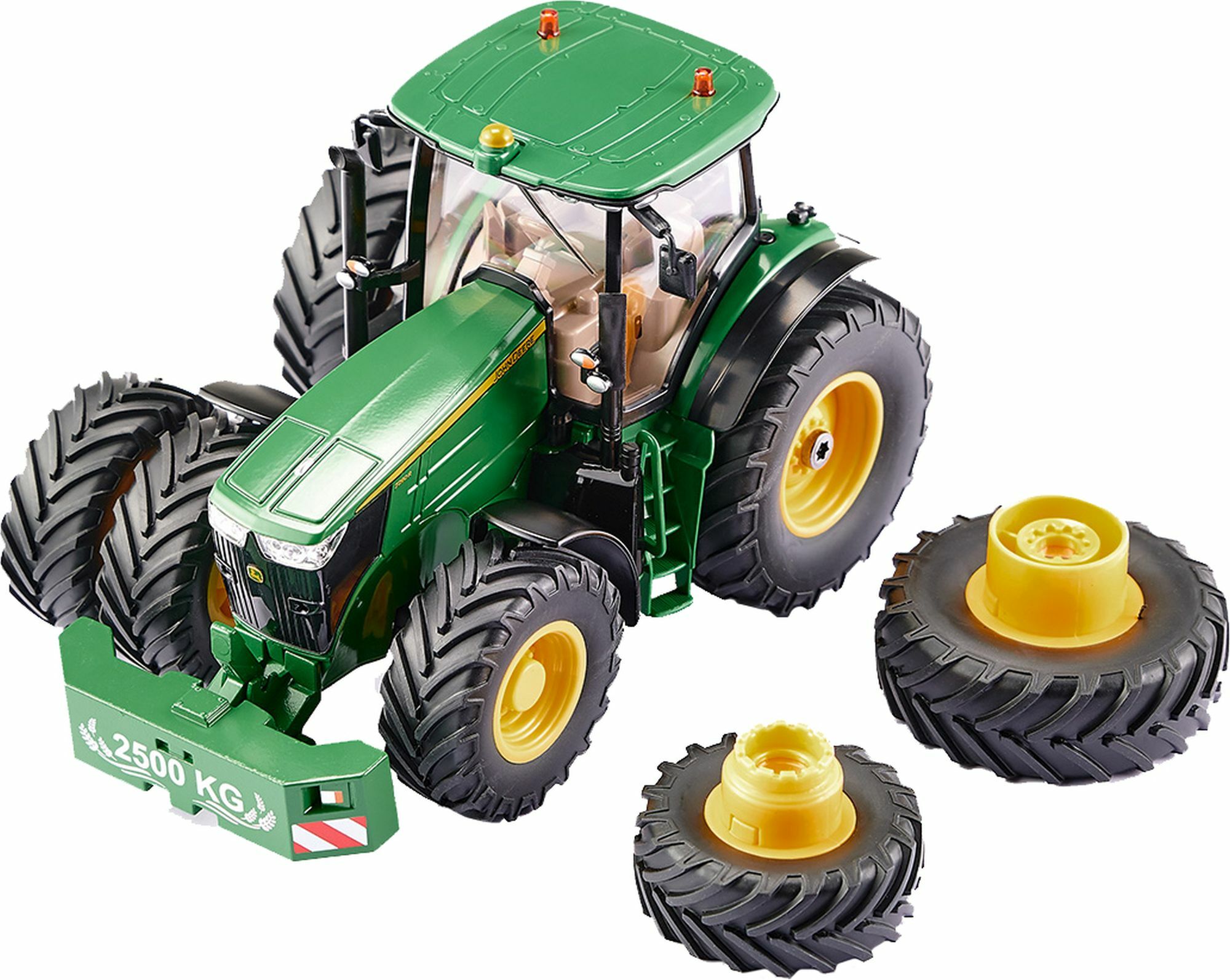 siku 6736 John Deere 7290R mit Doppelbereifung und Bluetooth App-Steuerung und Fernsteuermodul - Bild 1