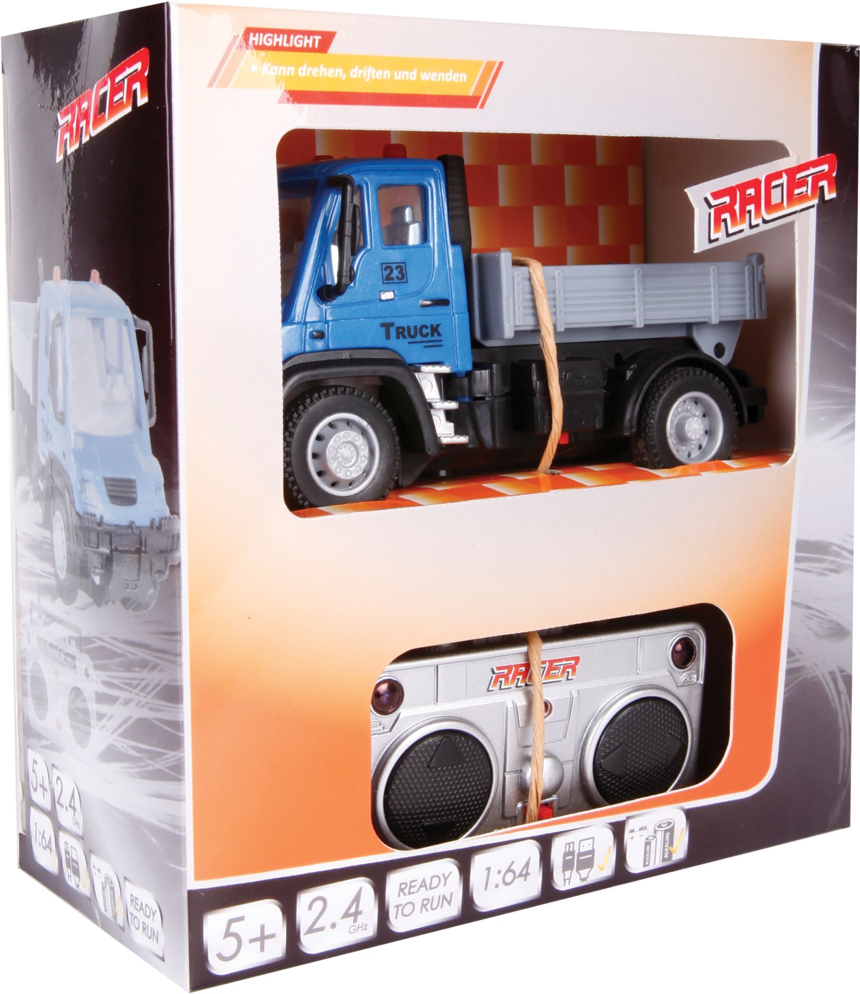 Racer R/C Gel&auml;ndefahrzeug mit B&uuml;hne 2.4 GHz - Bild 1