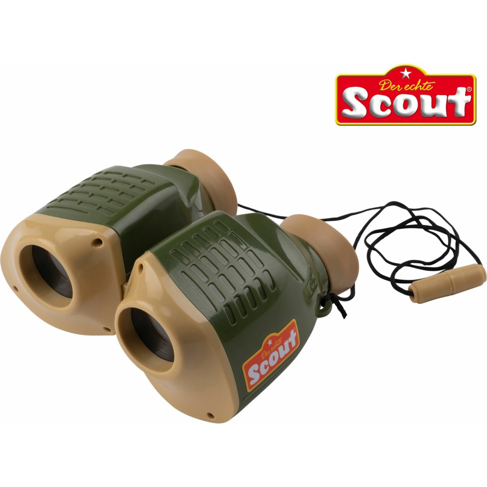 Happy People SCOUT Fernglas,Kunststoff mit gummierten Haltepunkten, Fokuseinstellung 6 x 30, mit Sicherheitskordel - Bild 1