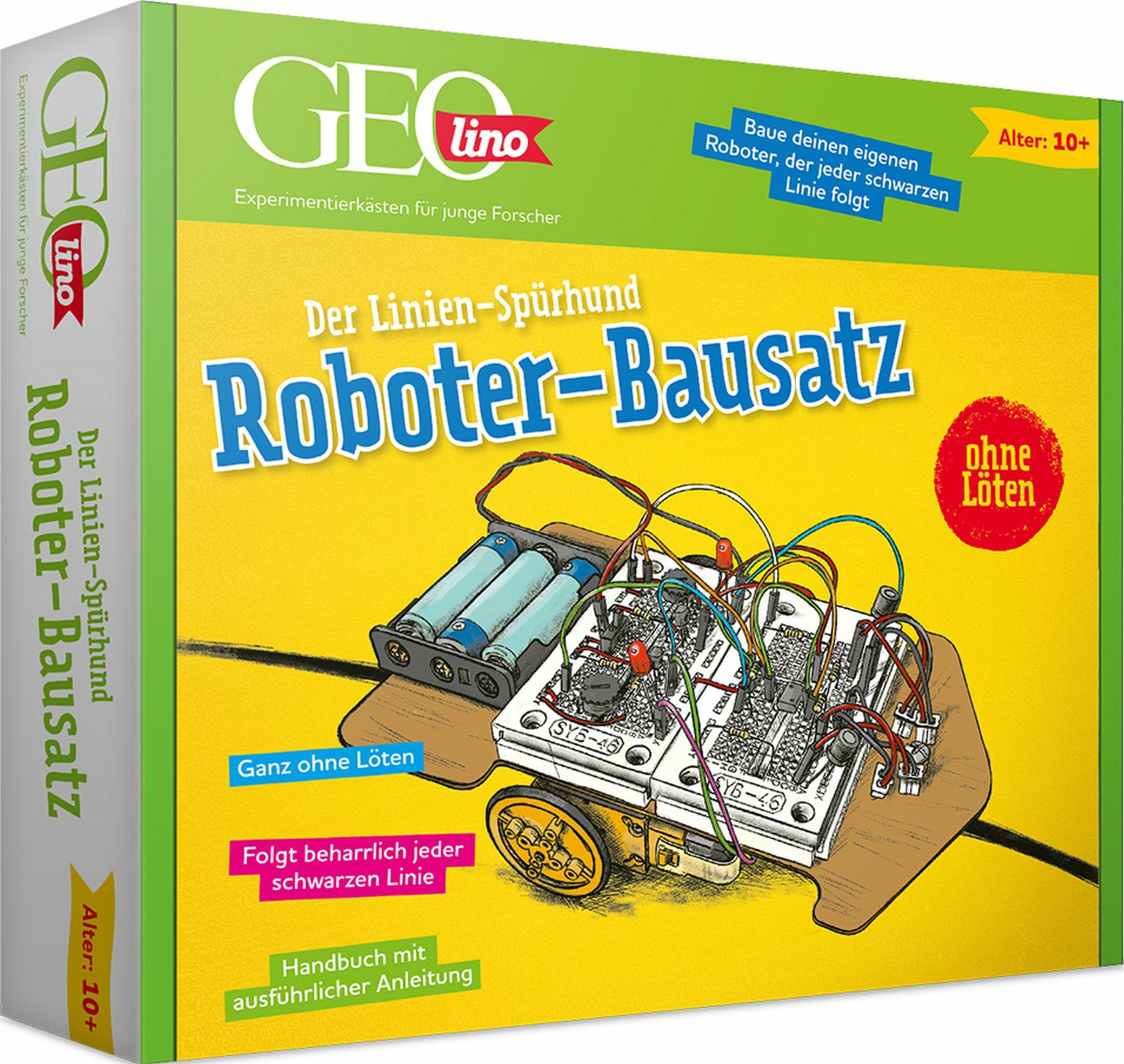 Invento Franzis: GEOlino -  Roboter-Bausatz - Liniensp&uuml;rhund - zum Stecken - Bild 1