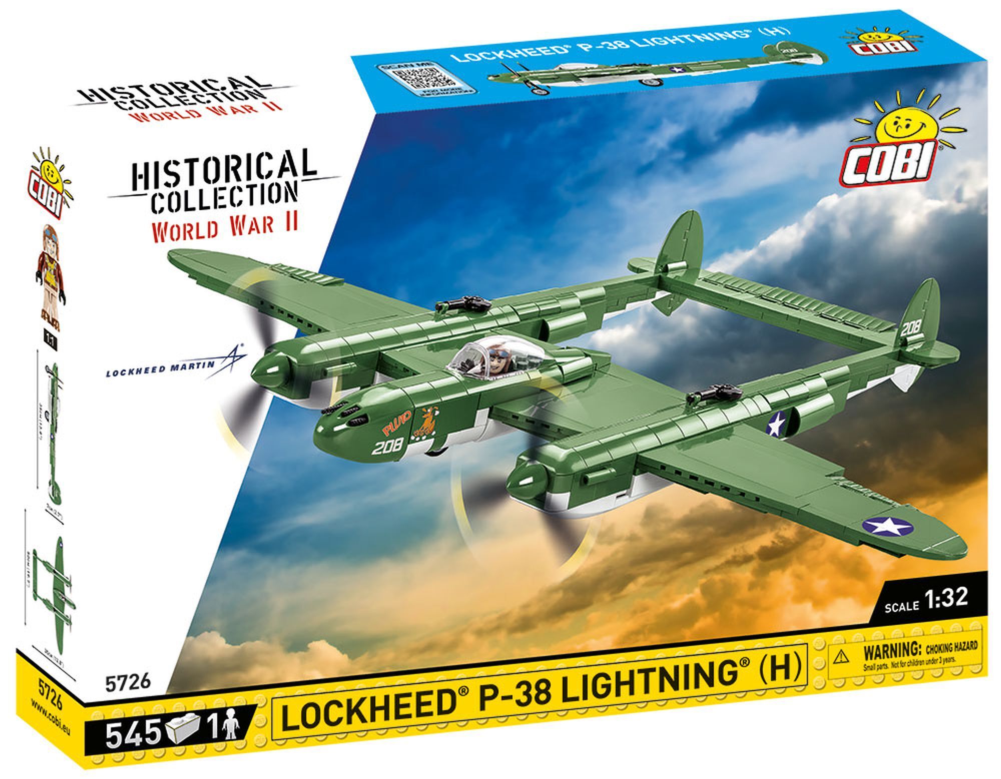 Cobi 5726 Lockheed P-38 H Lightning - Bild 1