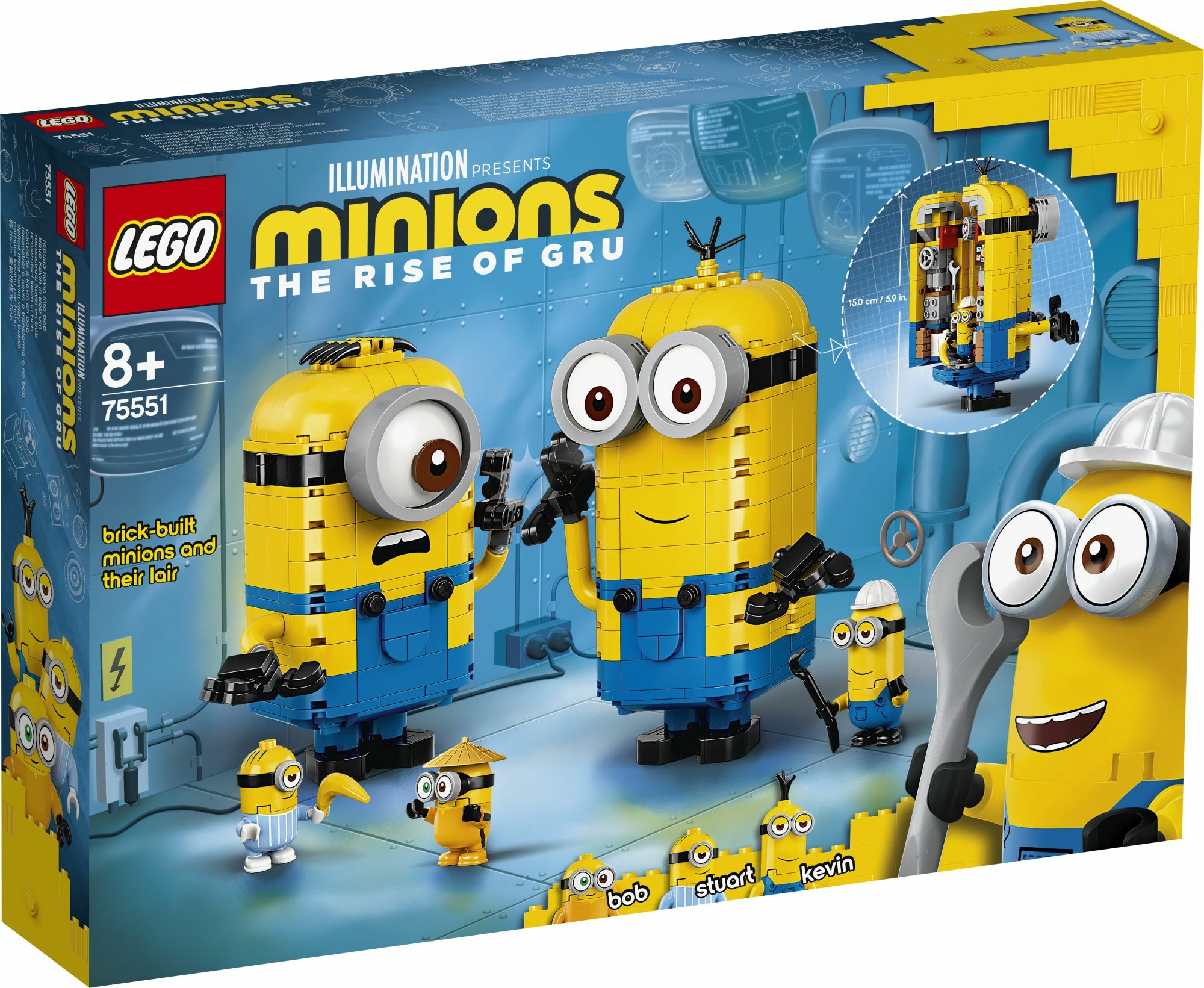 LEGO&reg; Minions 75551 Minions-Figuren Bauset mit Versteck - Bild 1