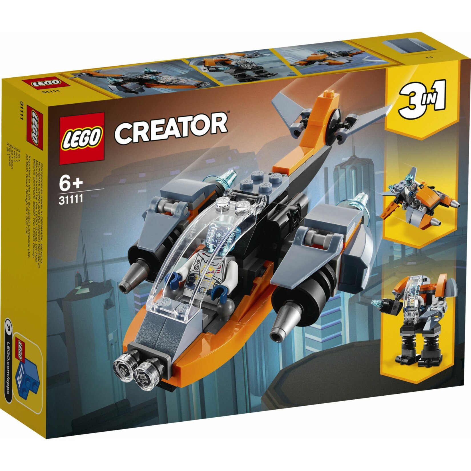 LEGO&reg; Creator 31111 Cyber-Drohne - Bild 1