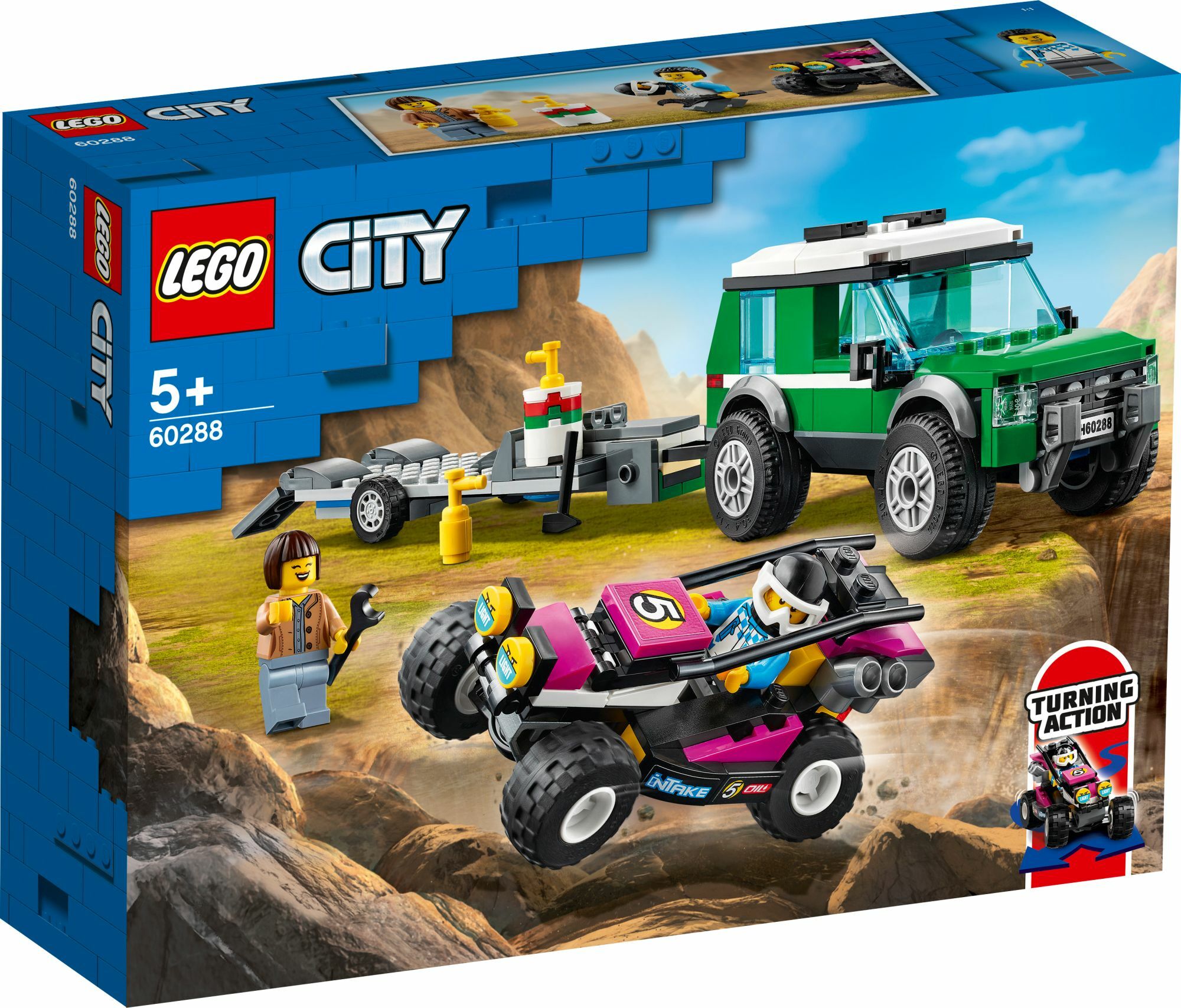 LEGO&reg; City 60288 Rennbuggy-Transporter - Bild 1