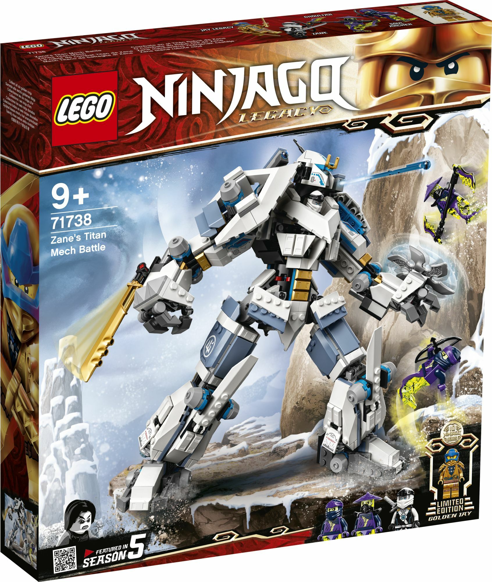 LEGO&reg; NINJAGO&reg; LEGO&reg; NINJAGO 71738 Zanes Titan-Mech - Bild 1