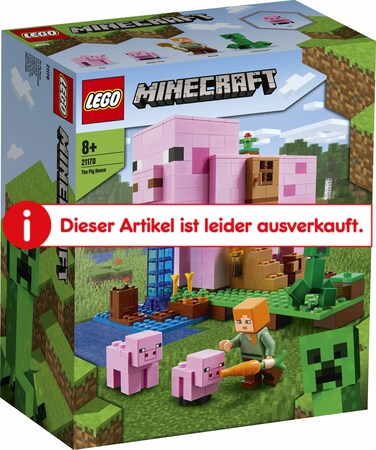 21170 kaufen Minecraft ™ LEGO® Schweinehaus Netto online bei Das