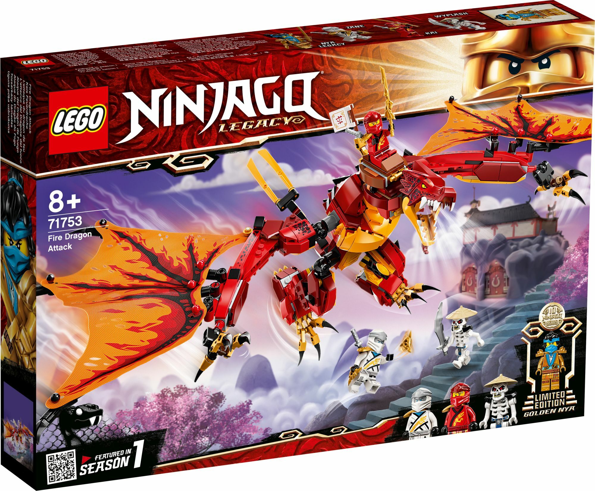 LEGO&reg; NINJAGO&reg; LEGO&reg; NINJAGO 71753 Kais Feuerdrache - Bild 1