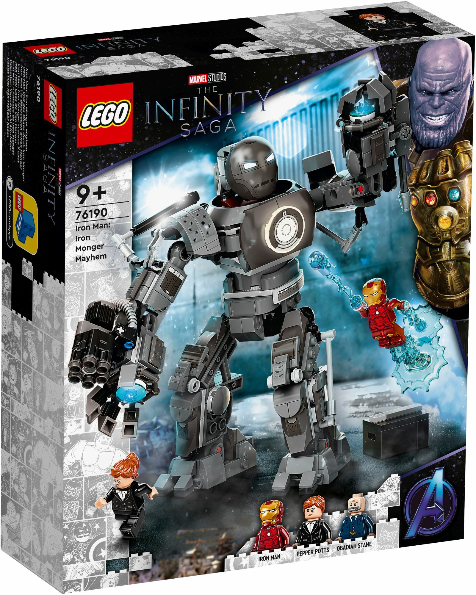 LEGO&reg; Marvel Super Heroes &trade; 76190 Iron Man und das Chaos durch Iron Monger - Bild 1