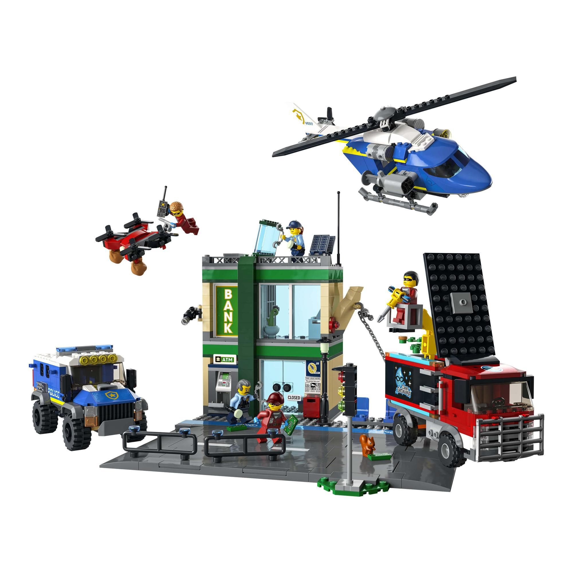 LEGO&reg; City 60317 Bank&uuml;berfall mit Verfolgungsjagd - Bild 1