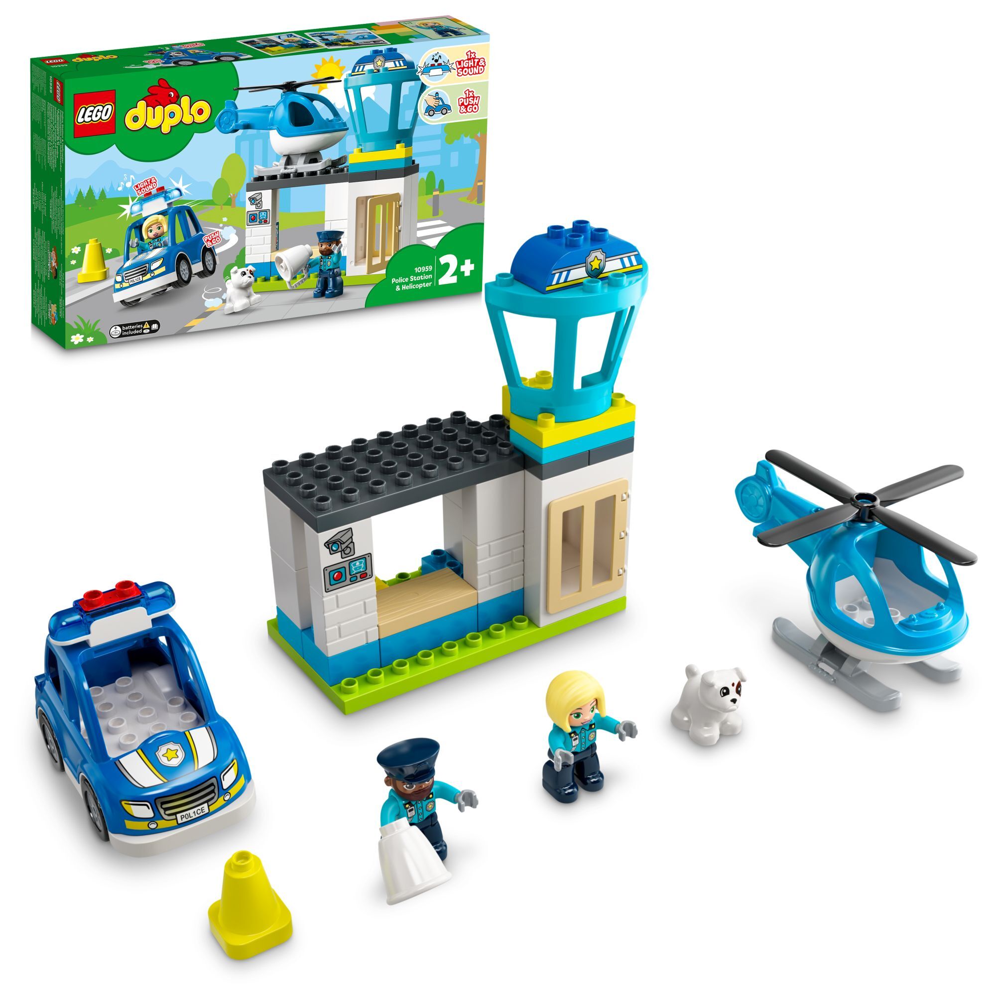LEGO&reg; duplo 10959 Polizeistation mit Hubschrauber - Bild 1
