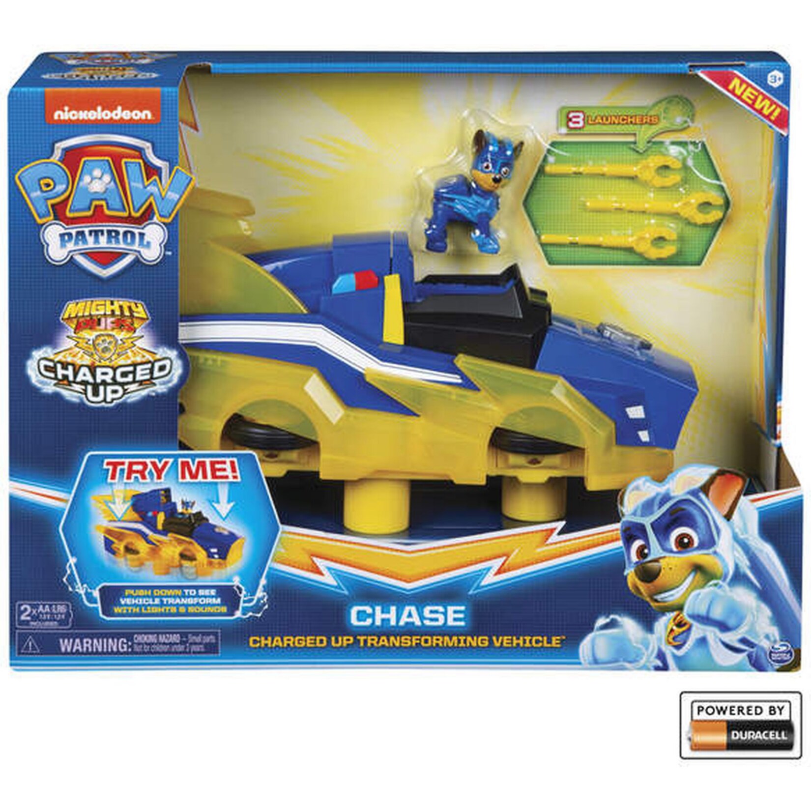 Paw Patrol Spin Master  Mighty Charged Up Tran Vehicle Chase - Bild 1