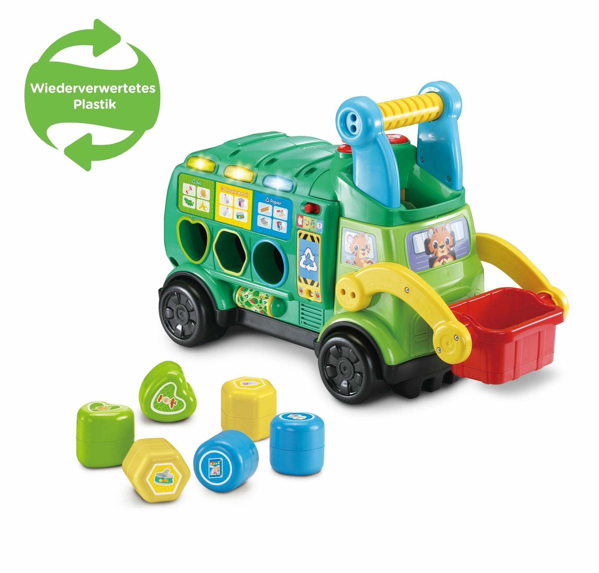 VTech 80-541804 2-in-1 Recycling-Rutschauto - Bild 1