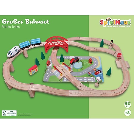 beeboo Eisenbahn-Spielset 50-teilig - Bild 1