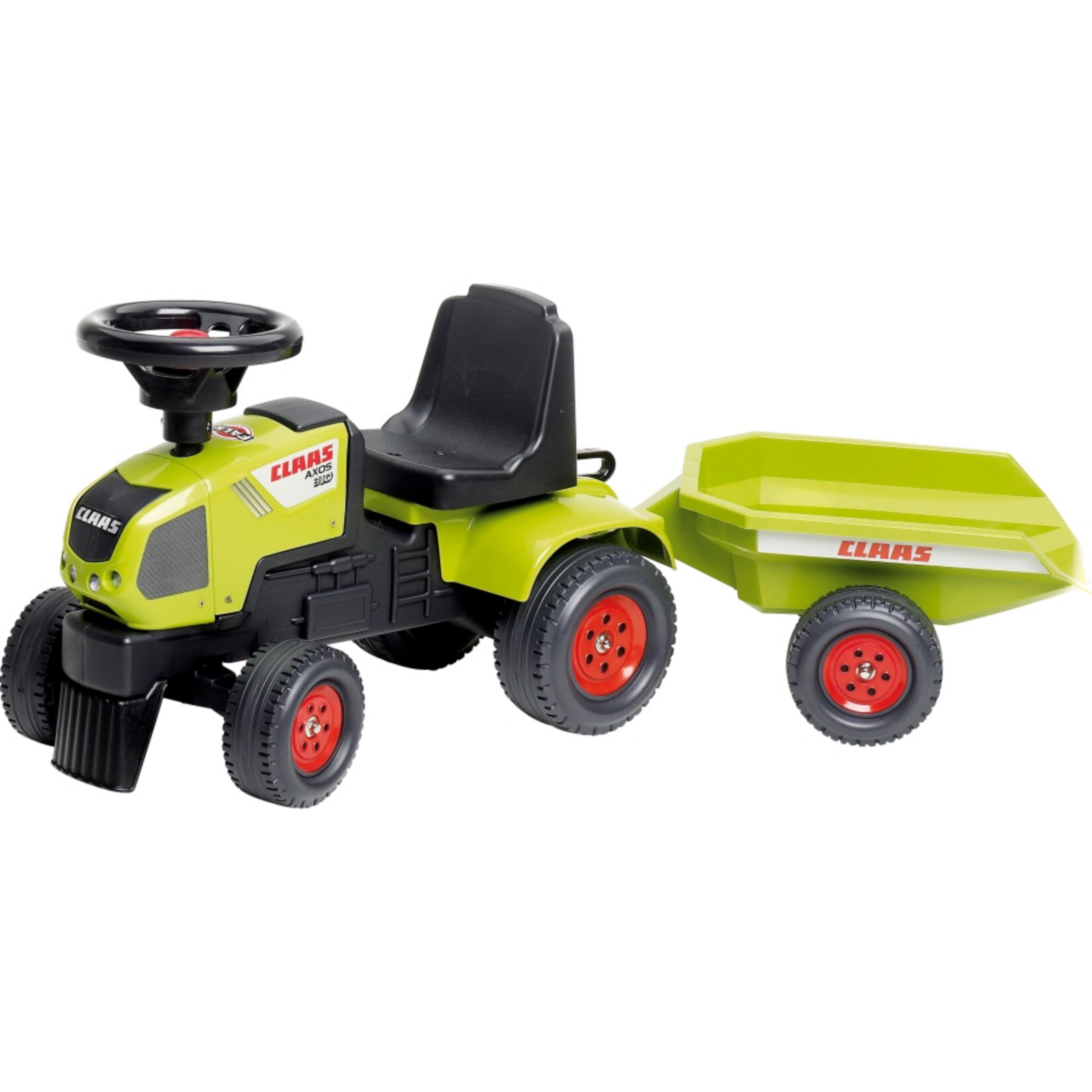 FALK Claas Traktorrutscher mit Anh&auml;nger - Bild 1