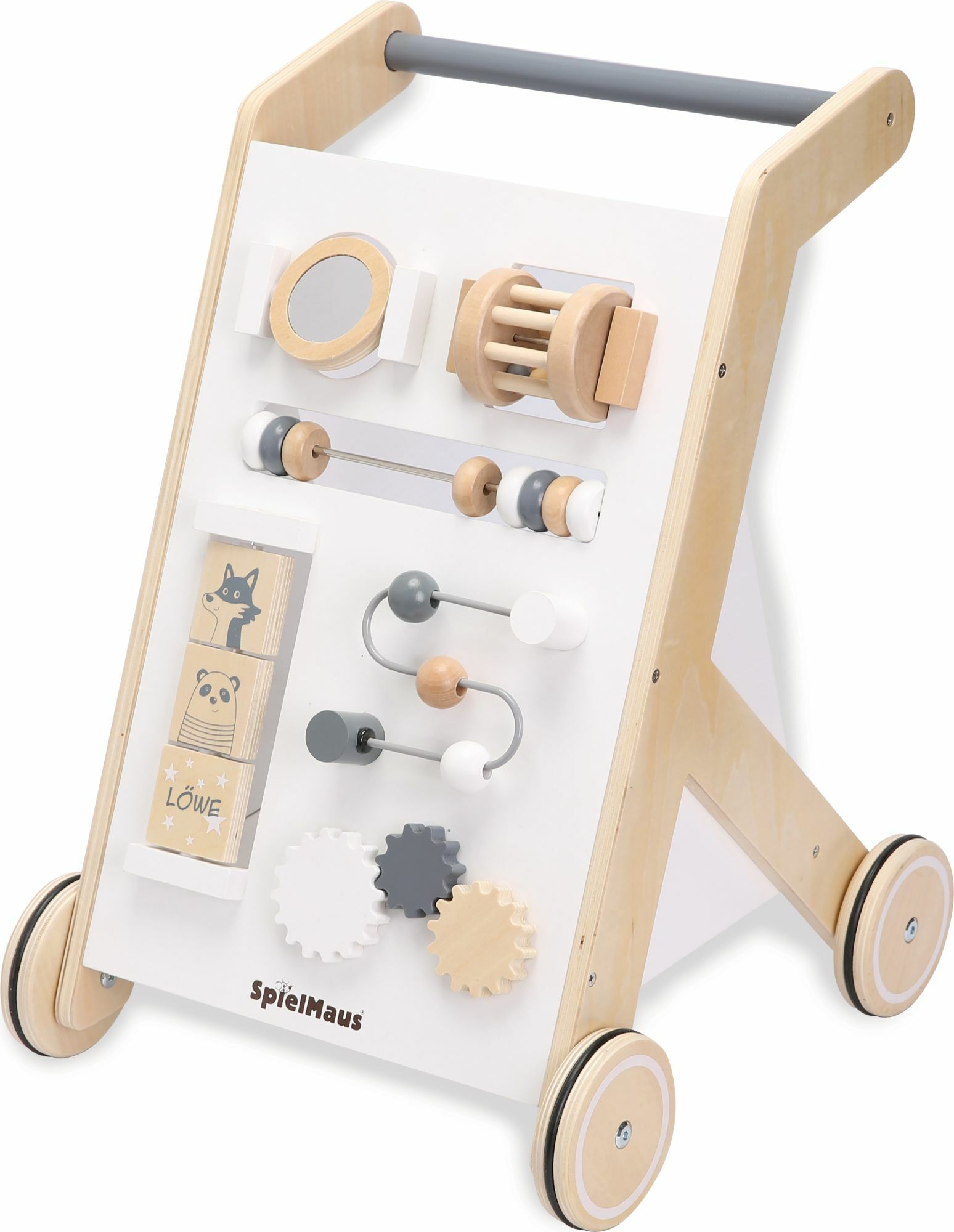 SpielMaus Holz Spiel- und Lauflernwagen - Bild 1
