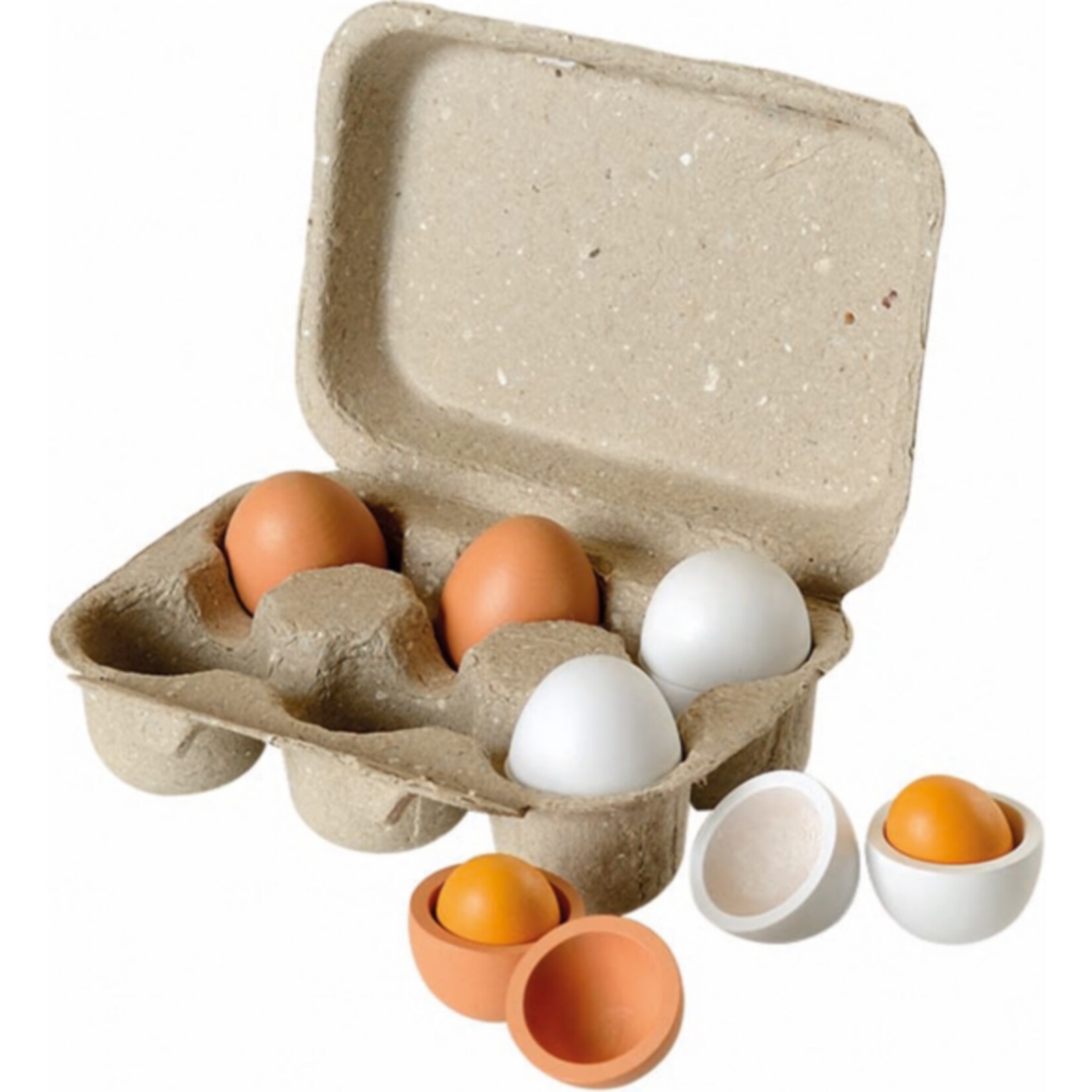Beluga Eierset aus Holz - Bild 1
