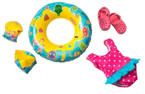 Heless Puppen-Schwimmset mit Zubeh&ouml;r, Gr&ouml;&szlig;e 35 - 45 cm - Bild 1