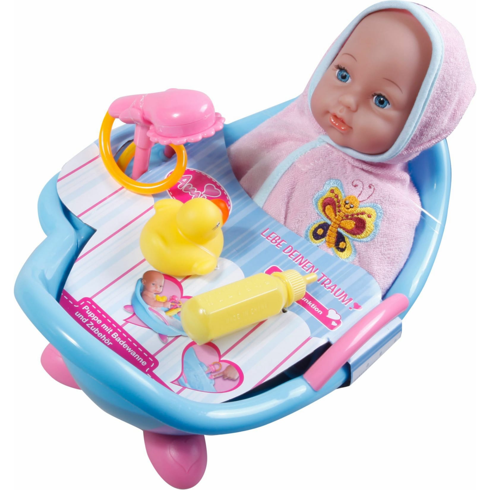 Amia Puppenbadewanne mit Funktion, inklusive Puppe - Bild 1