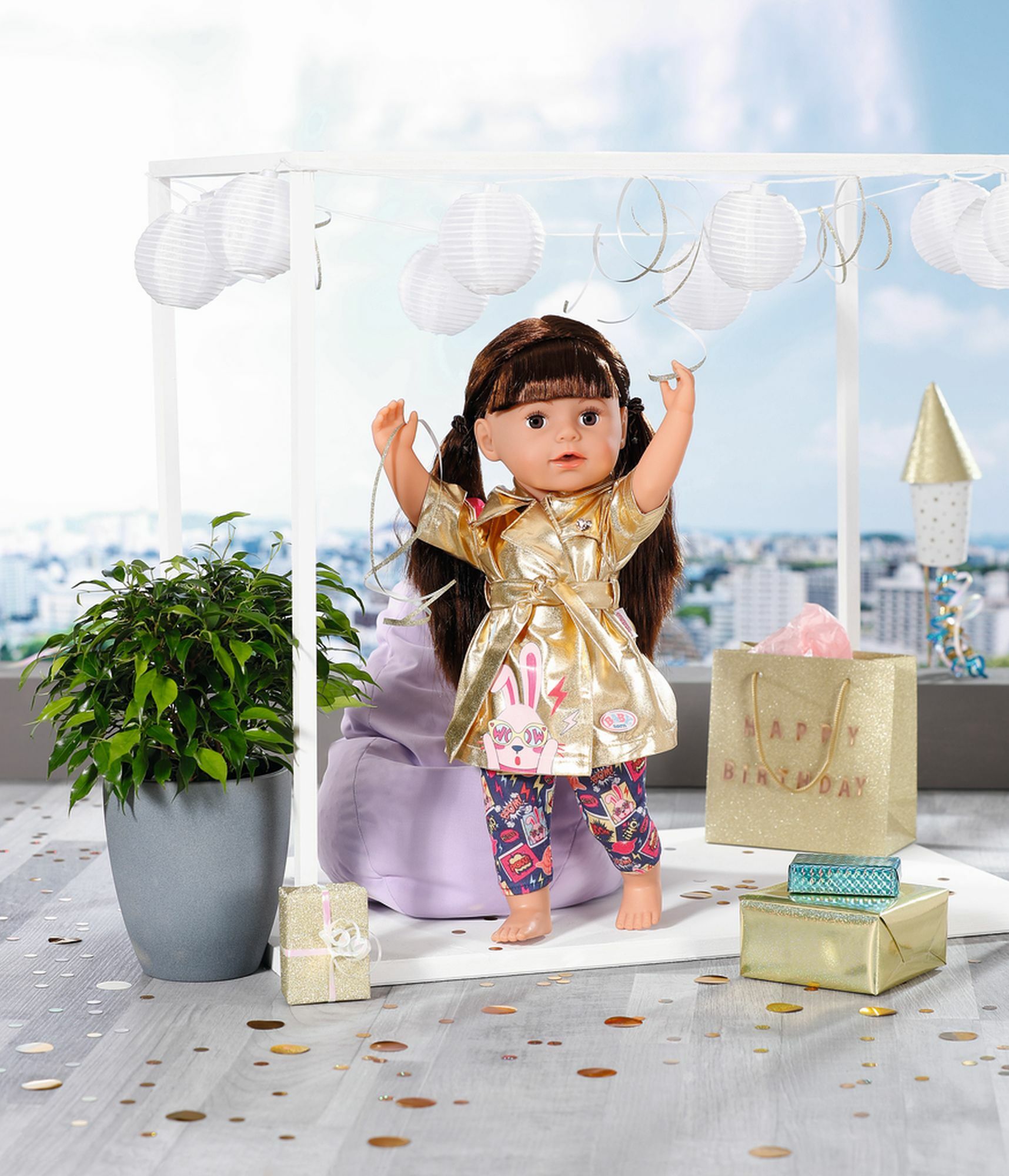 BABY born&reg; Zapf 830802 BABY born Happy Birthday Mantel 43 cm - Bild 1