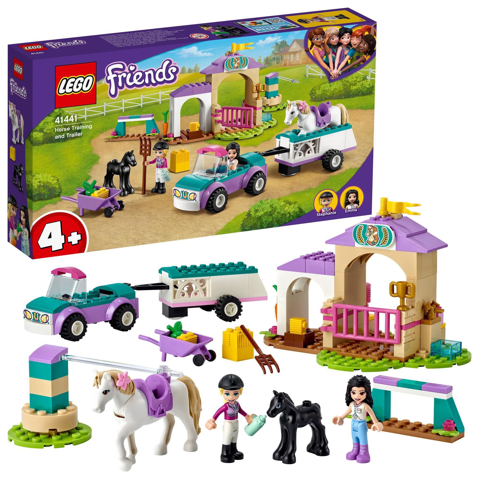 LEGO&reg; Friends 41441 Trainingskoppel und Pferdeanh&auml;nger - Bild 1