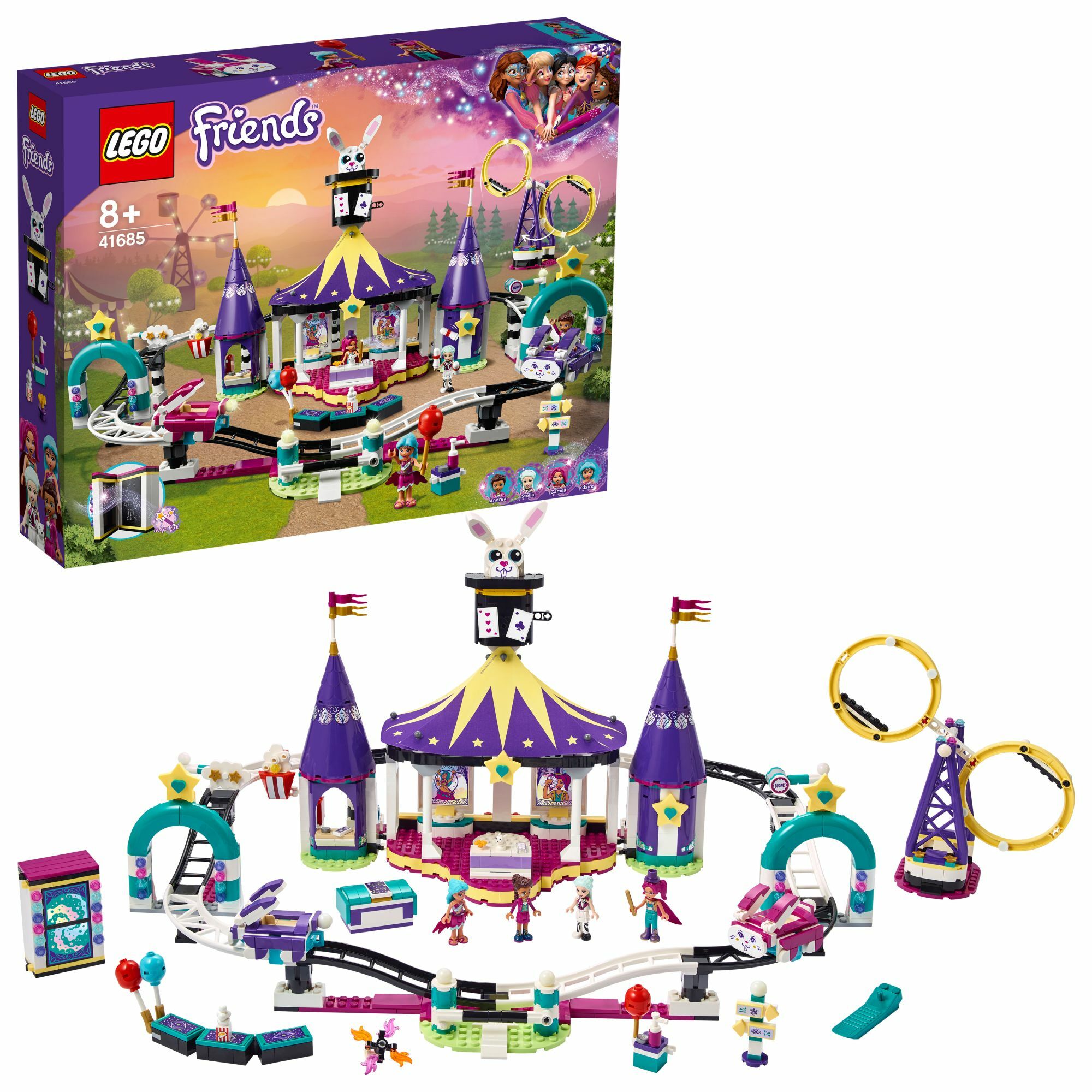 LEGO&reg; Friends 41685 Magische Jahrmarktachterbahn - Bild 1