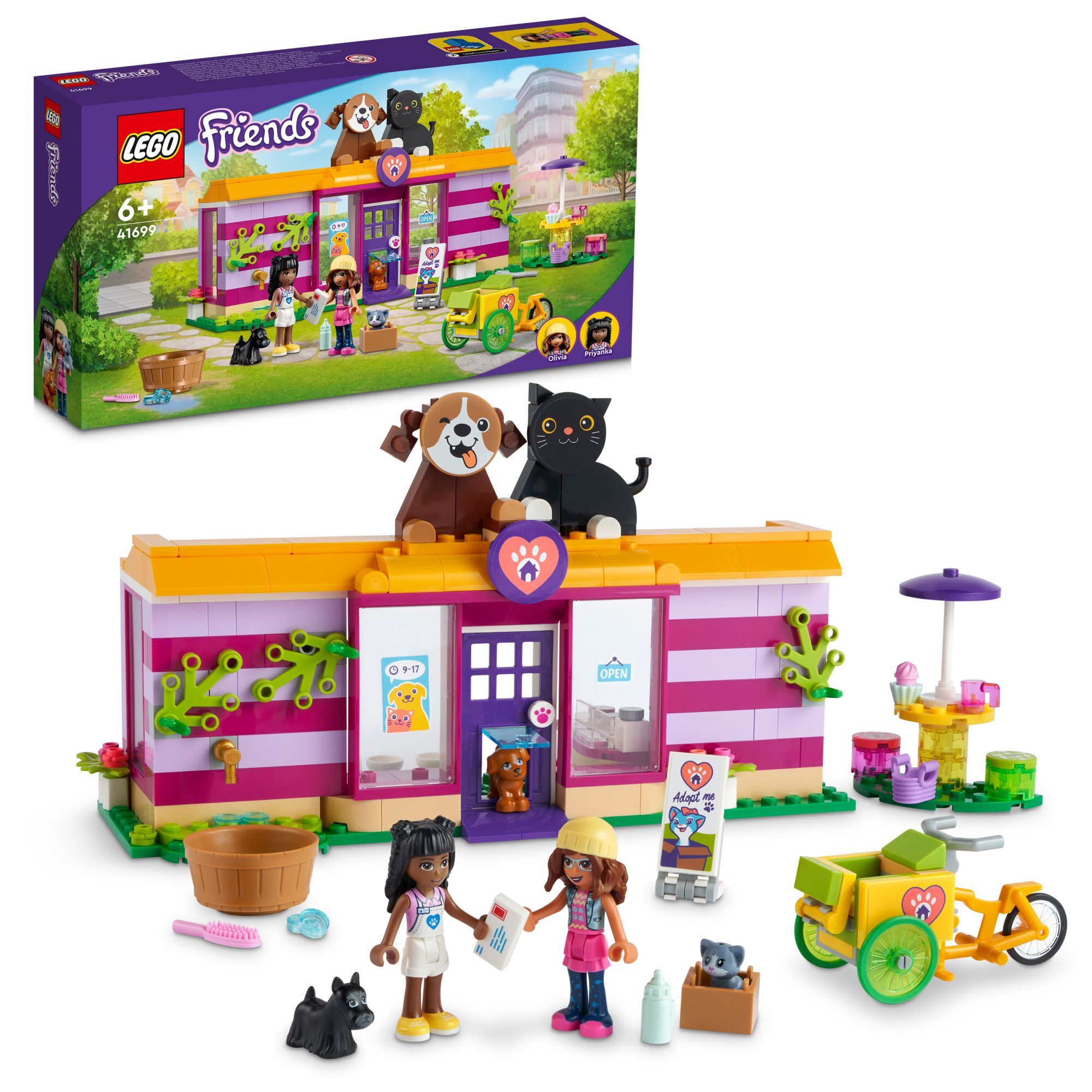 LEGO&reg; Friends 41699 Tieradoptionscaf&eacute; - Bild 1