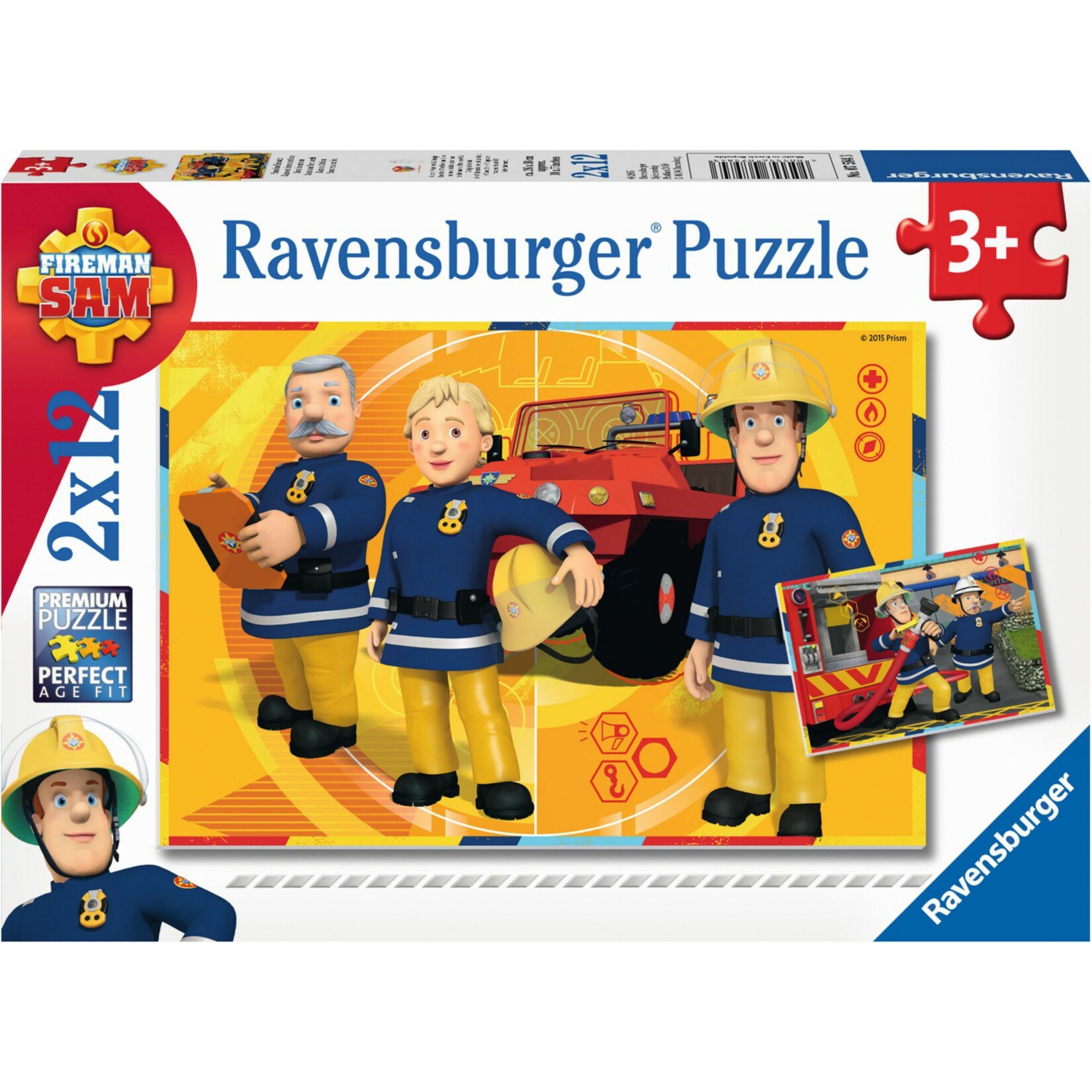 Ravensburger 7584 Puzzle Sam im Einsatz 2 X 12 Teile - Bild 1