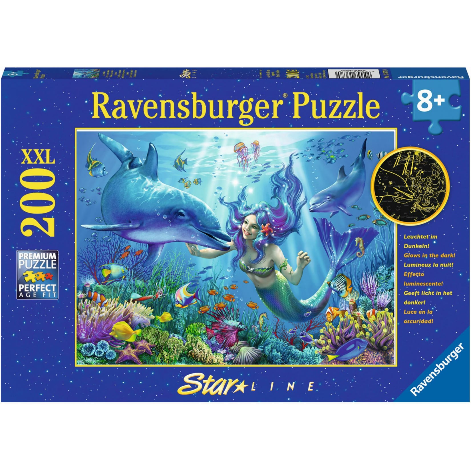 Ravensburger 13678 Puzzle Leuchtendes Unterwasserparadies 100/200 Teile XXL - Bild 1