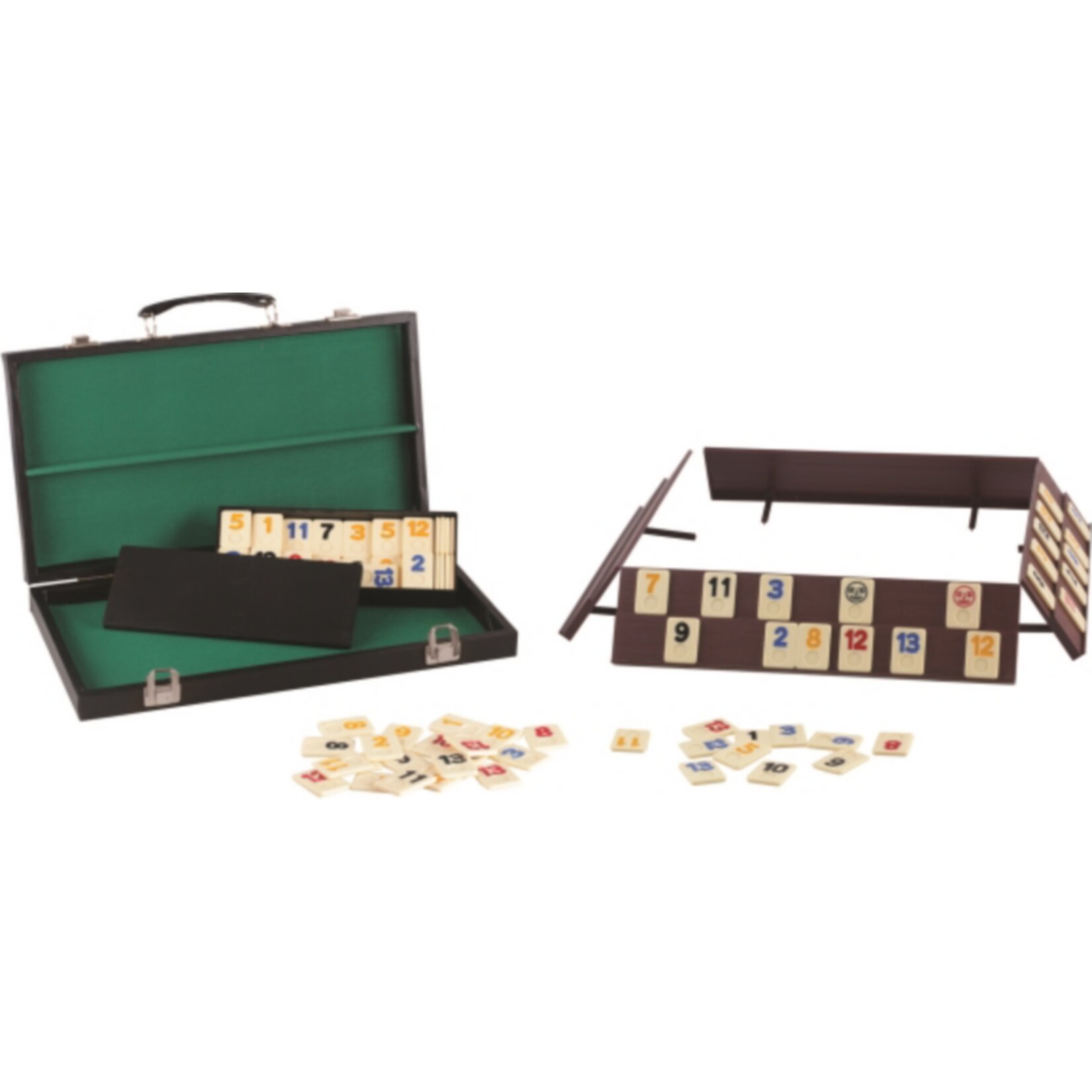 Natural Games Rummy im Koffer, 106 Steine - Bild 1