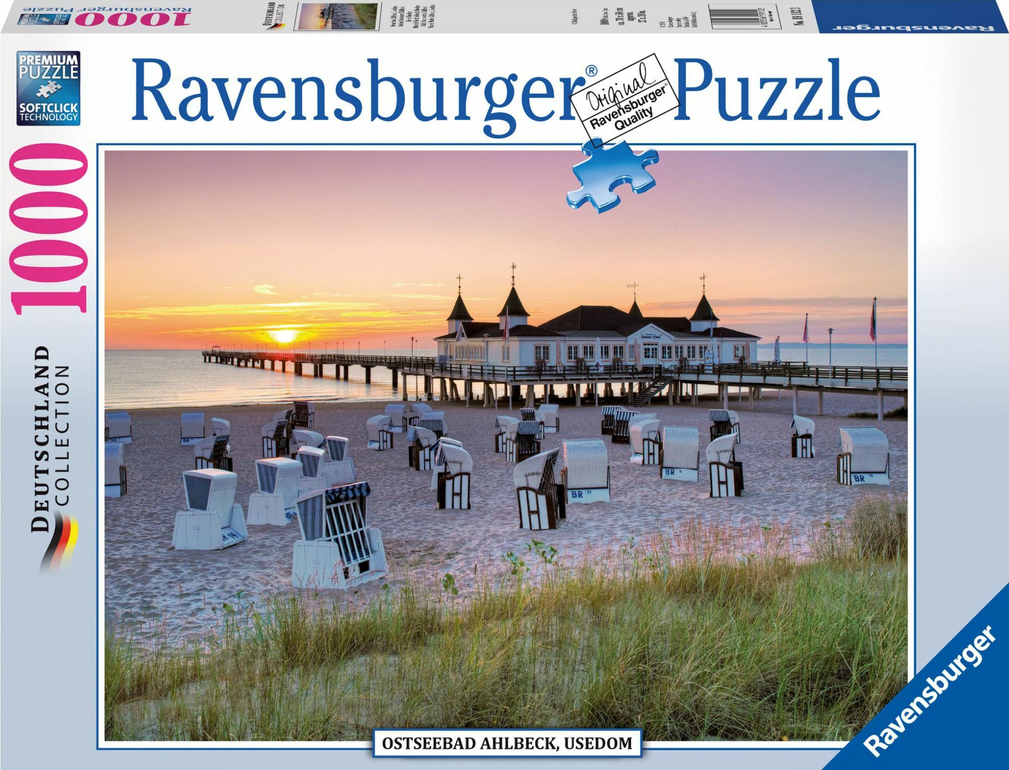 Ravensburger Puzzle 19112 - Ostseebad Ahlbeck, Usedom - 1000 Teile Puzzle f&uuml;r Erwachsene und Kinder ab 14 Jahren, Puzzle - Bild 1