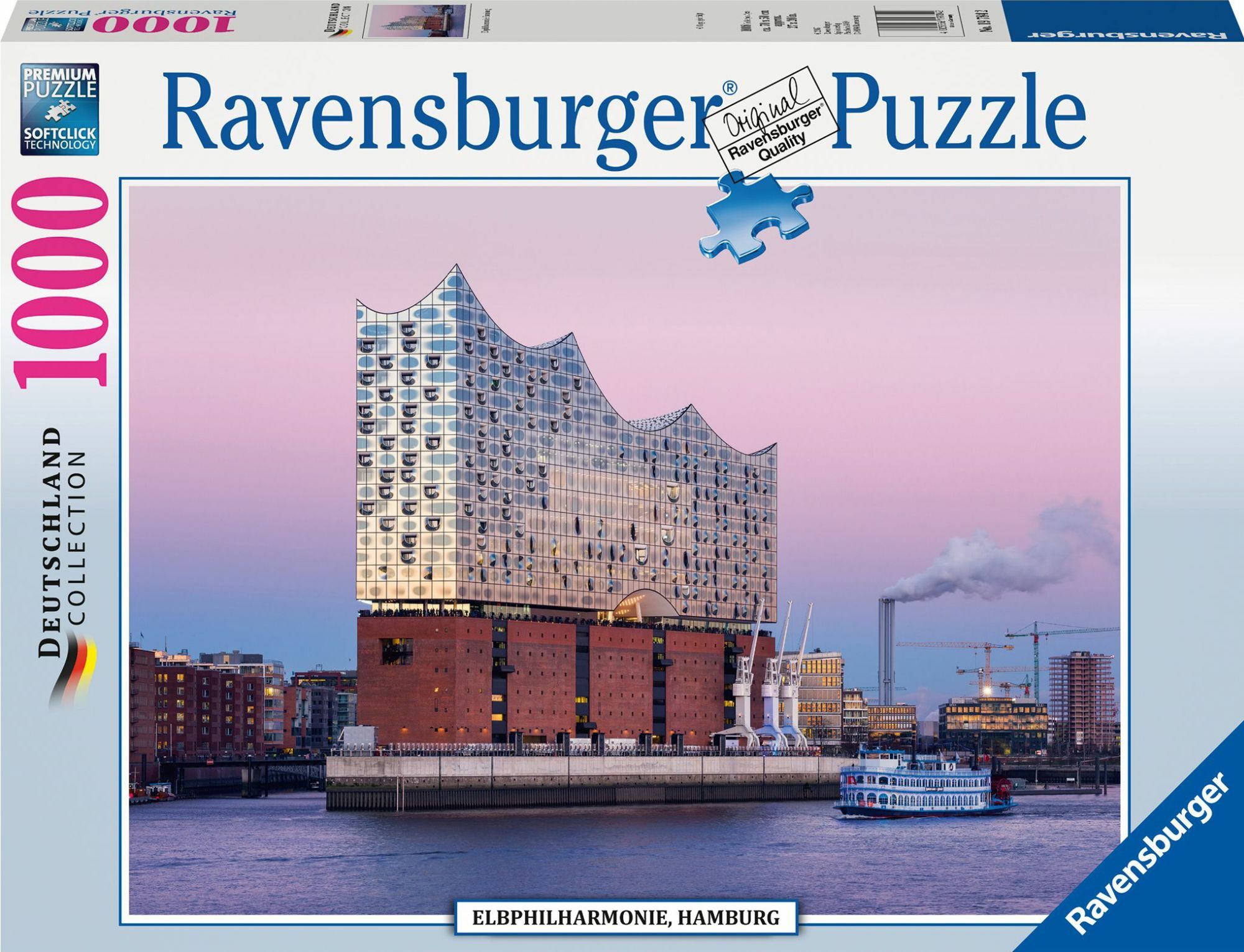 Ravensburger Puzzle 19784 - Elbphilharmonie, Hamburg - 1000 Teile Puzzle f&uuml;r Erwachsene und Kinder ab 14 Jahren, Stadt-P - Bild 1