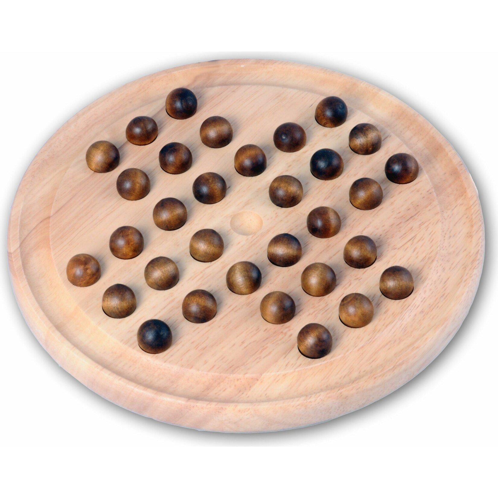 Weible Spiele Engelhart Solit&auml;r Massivholz rund, 23 cm - Bild 1