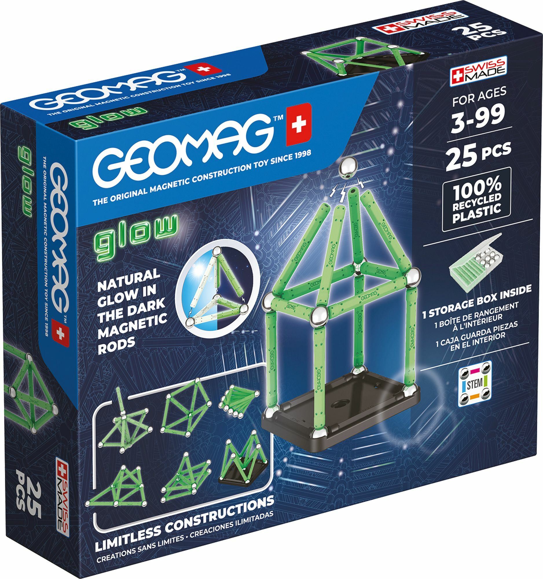Geomag GLOW RECYCLED - 25 TEILE - Bild 1