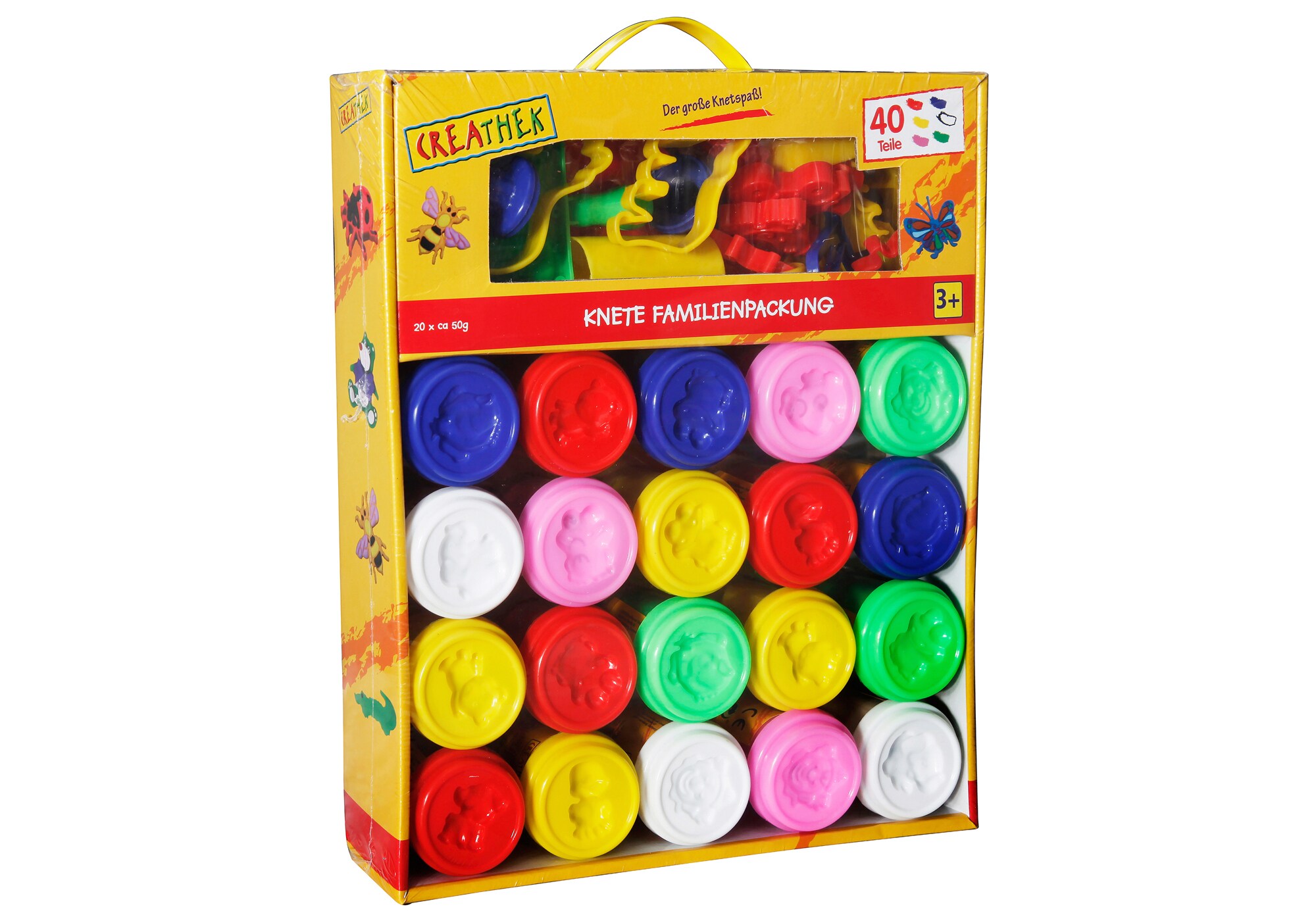 Creathek Knete Super Pack 1140 g mit Zubeh&ouml;r - Bild 1