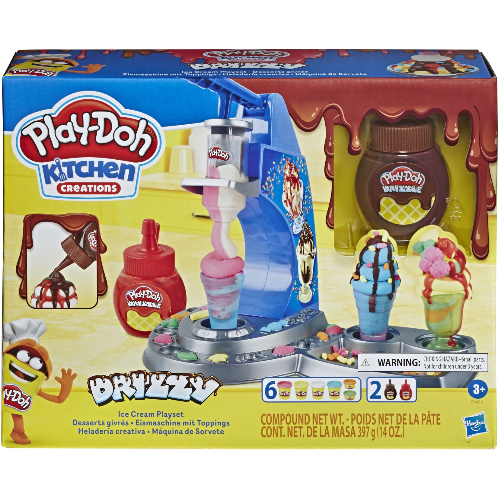 Play-Doh Hasbro E66885L0  Drizzy Eismaschine mit Toppings - Bild 1
