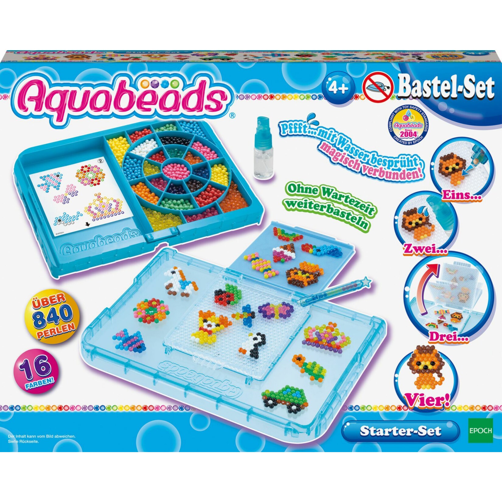 Aquabeads EPOCH  31399 Starter Set Blau 840 Perlen - Bild 1