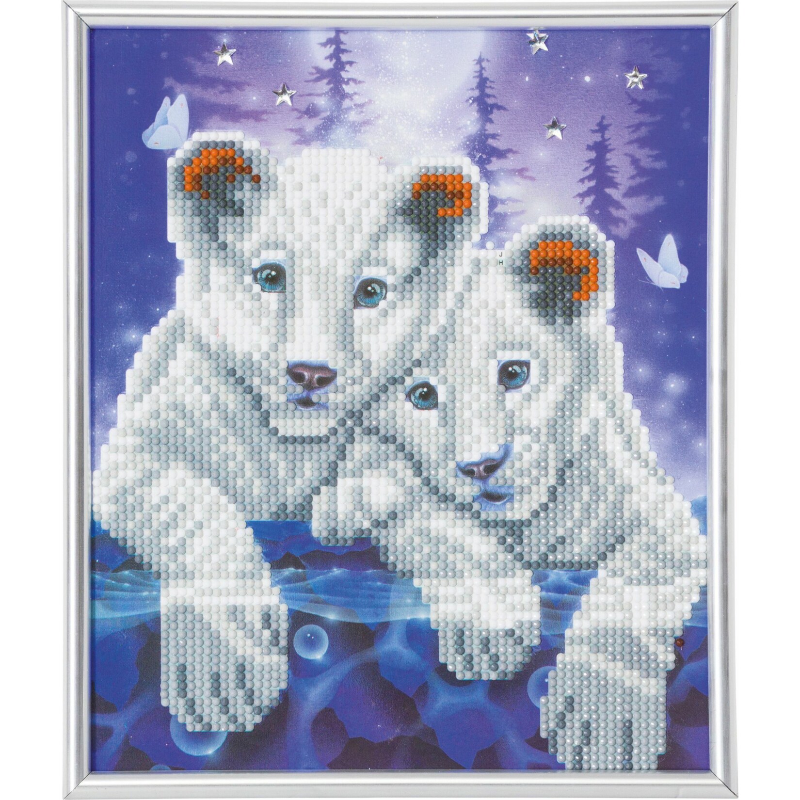 Crystal Art Junge Tiger 21x25 cm - Bild 1