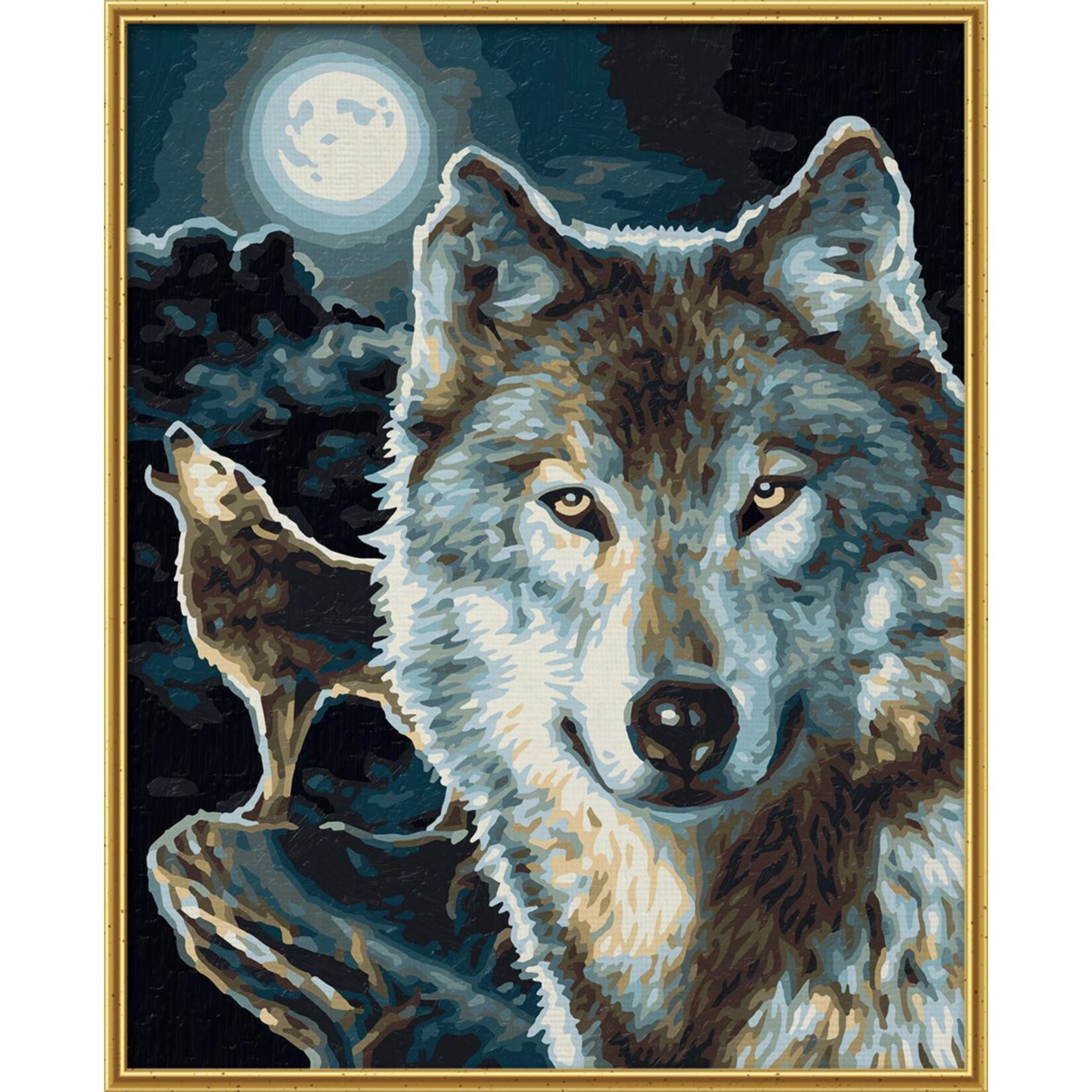 Malen nach Zahlen W&ouml;lfe - Bild 1