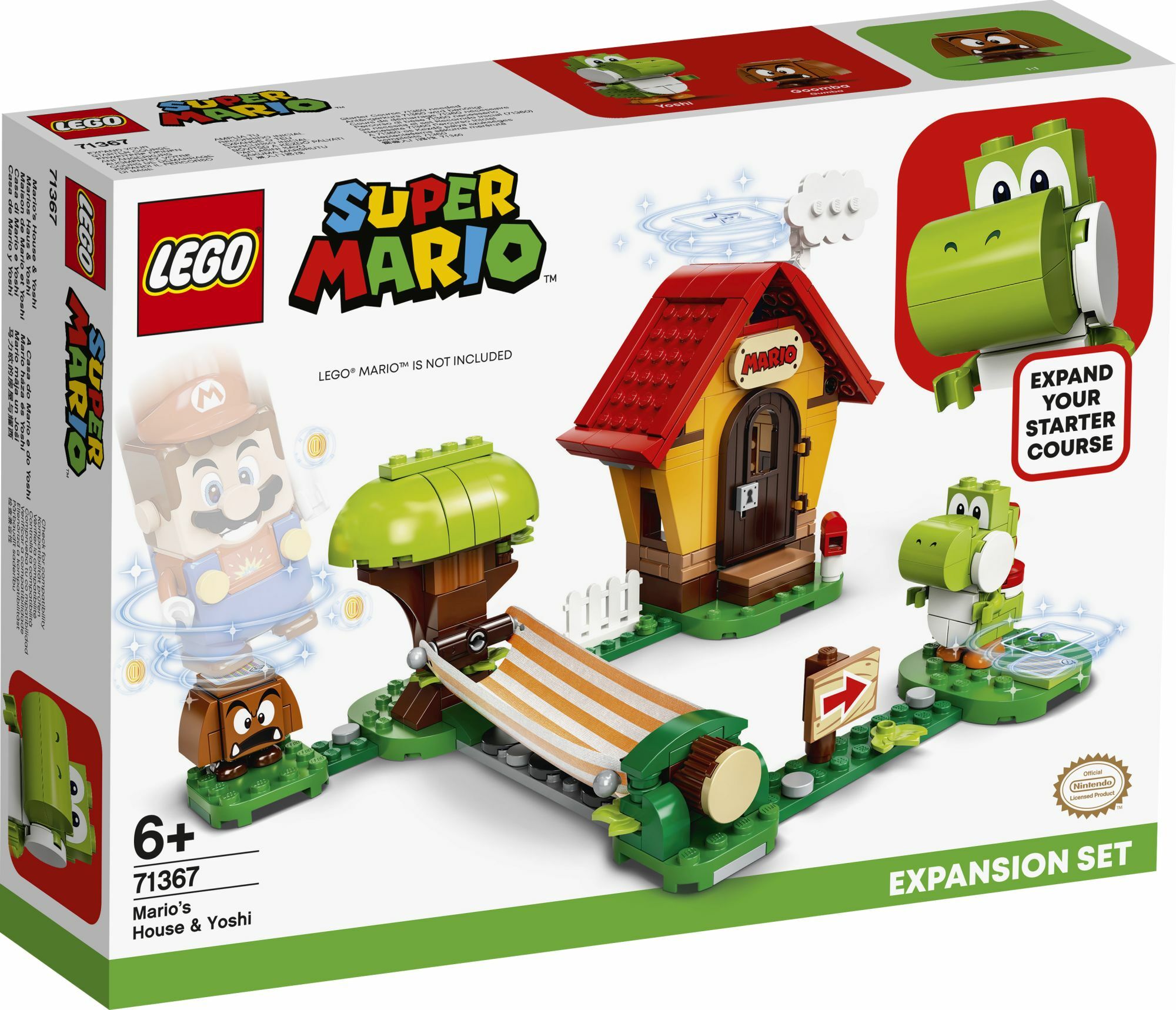 LEGO&reg; Super Mario 71367 Marios Haus und Yoshi Erweiterungsset - Bild 1