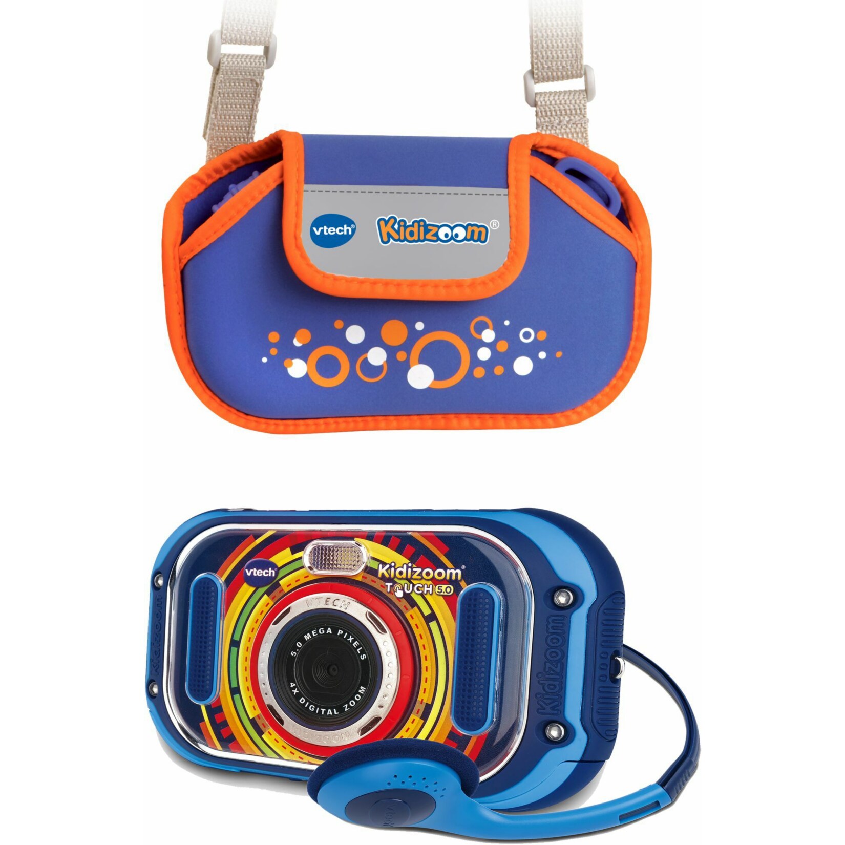 VTech 80-163594 KidiZoom Touch 5.0 blau inkl. Tragetasche blau - Bild 1