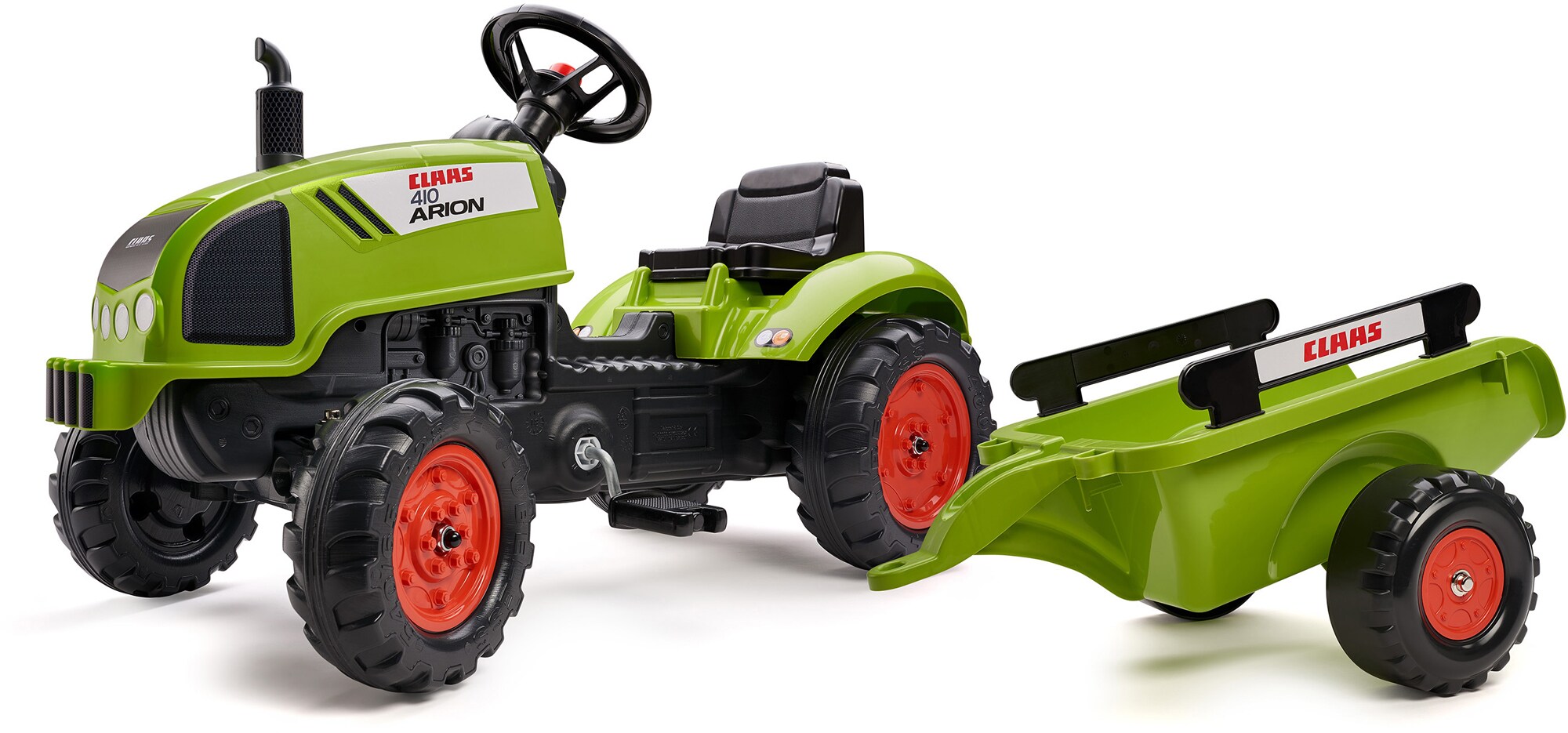 FALK Tret-Traktor Claas mit H&auml;nger - Bild 1