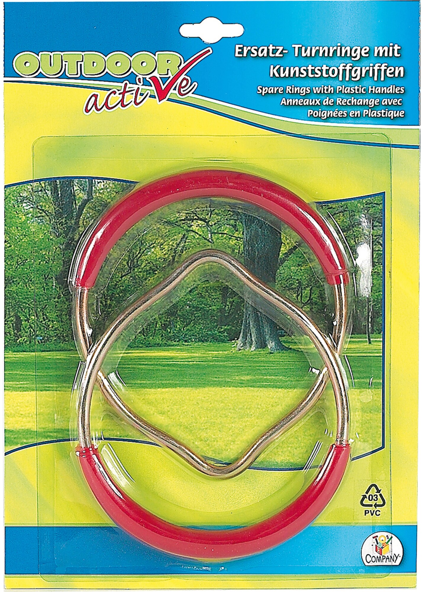 Outdoor active Outdoor active Turnringe Kunststoff/Metall, 2 St&uuml;ck - Bild 1
