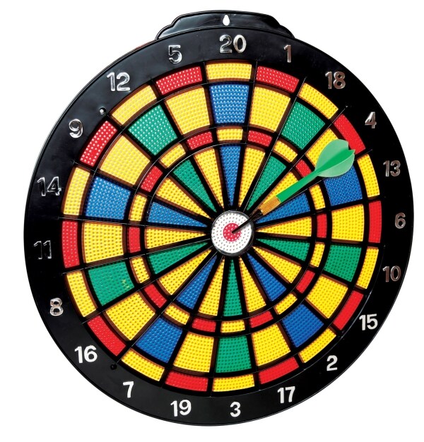 New Sports Safety Dartboard, inklusive 6 Pfeilen - Bild 1