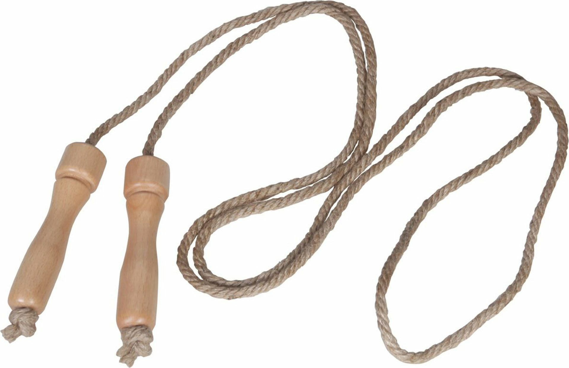 Outdoor active Outdoor active Springseil natur mit Holzgriff, L&auml;nge 250 cm - Bild 1