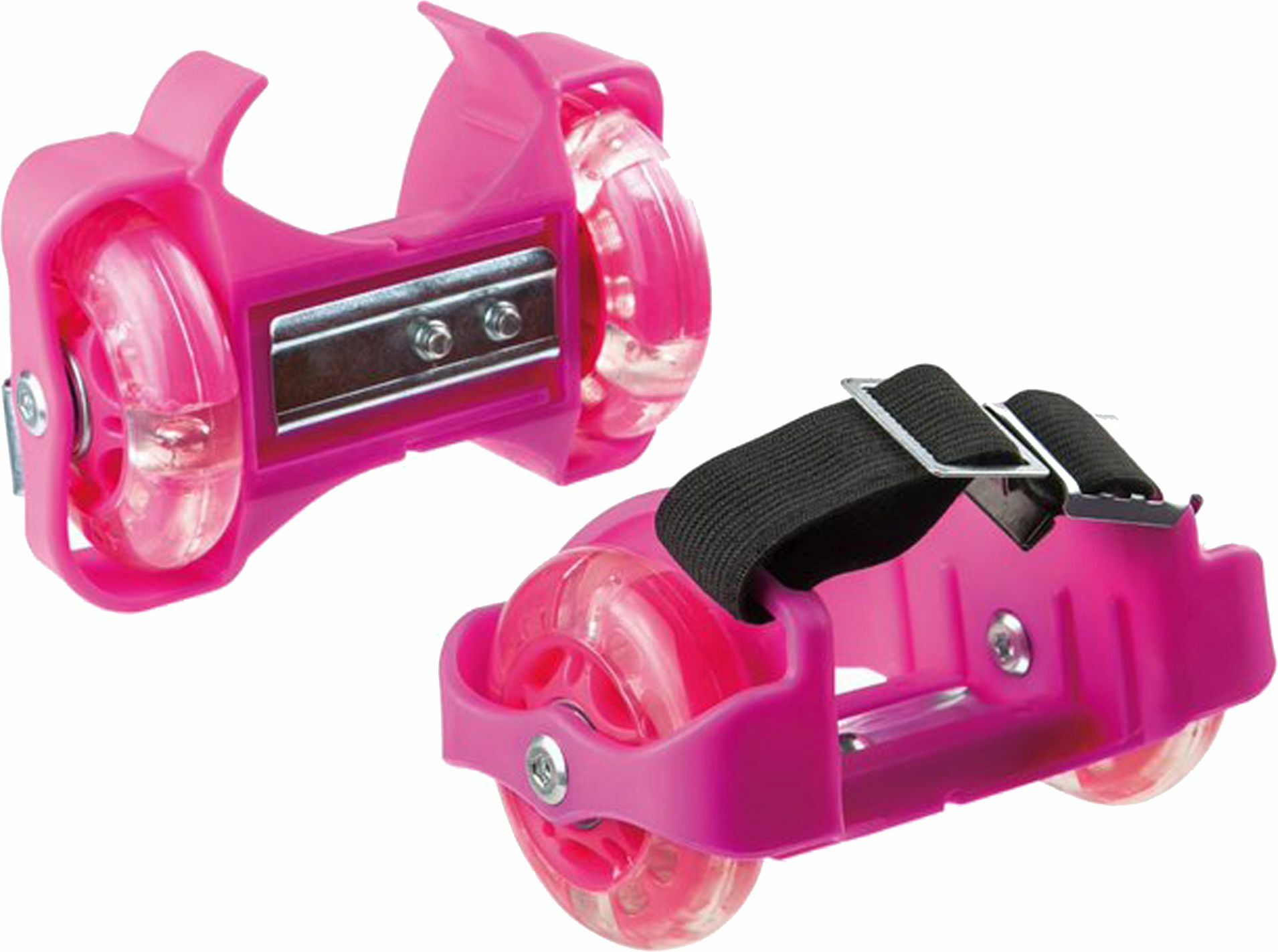 New Sports Fersenroller mit LED, pink - Bild 1